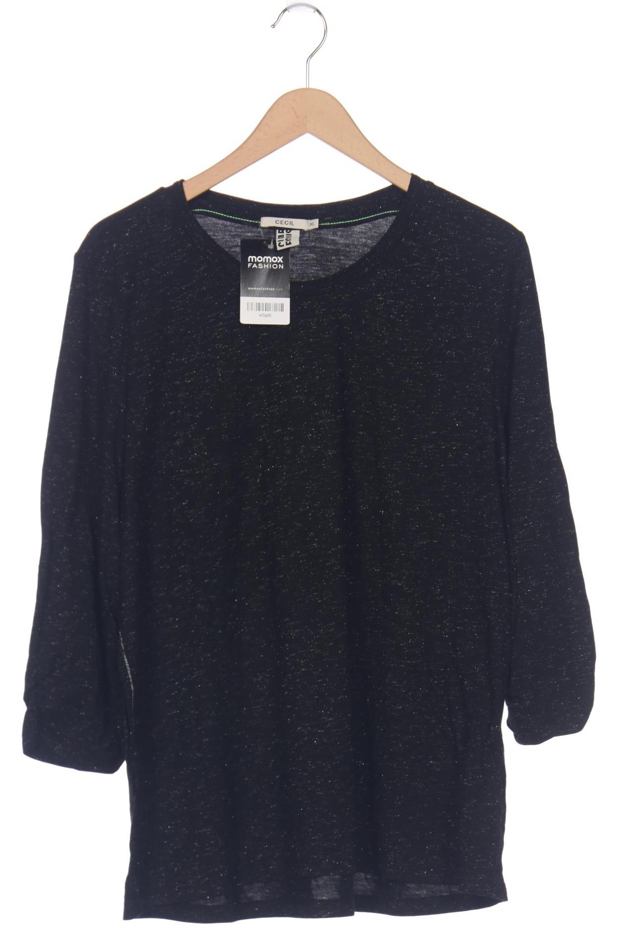 

Cecil Damen Langarmshirt, schwarz, Gr. 44