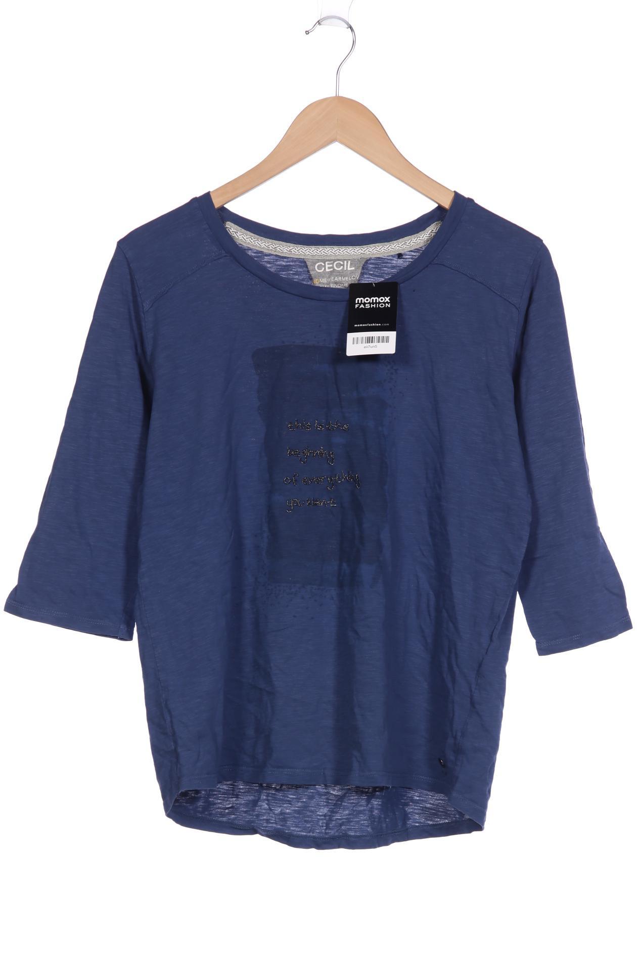 

CECIL Damen Langarmshirt, blau