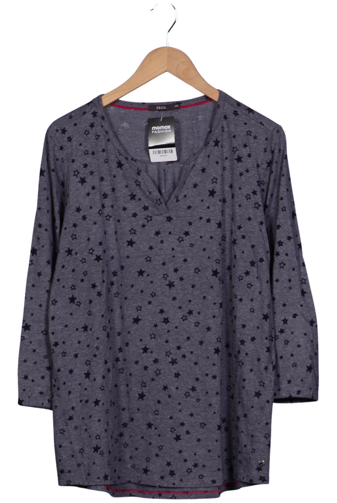 

Cecil Damen Langarmshirt, grau, Gr. 46