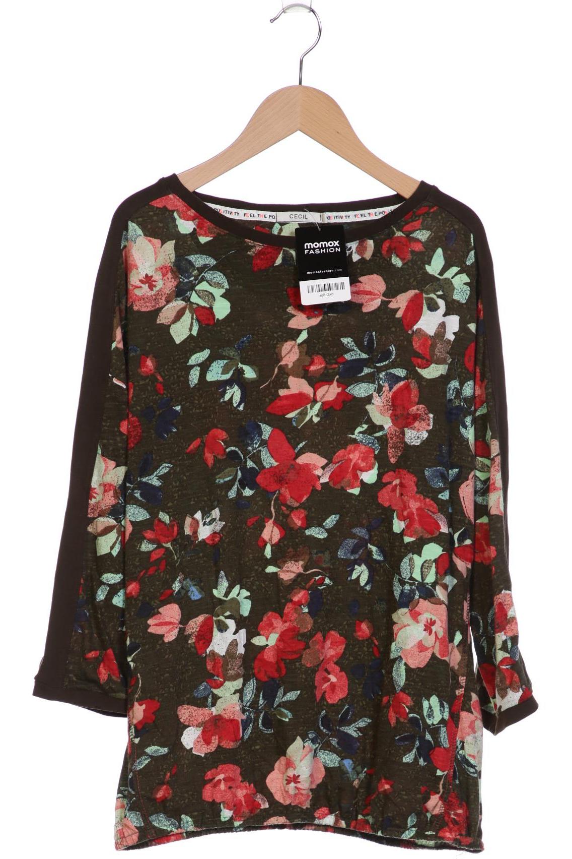 

Cecil Damen Langarmshirt, grün, Gr. 36