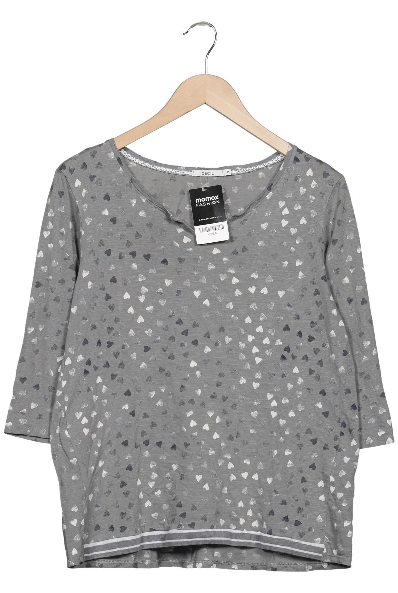 

Cecil Damen Langarmshirt, grau, Gr. 38