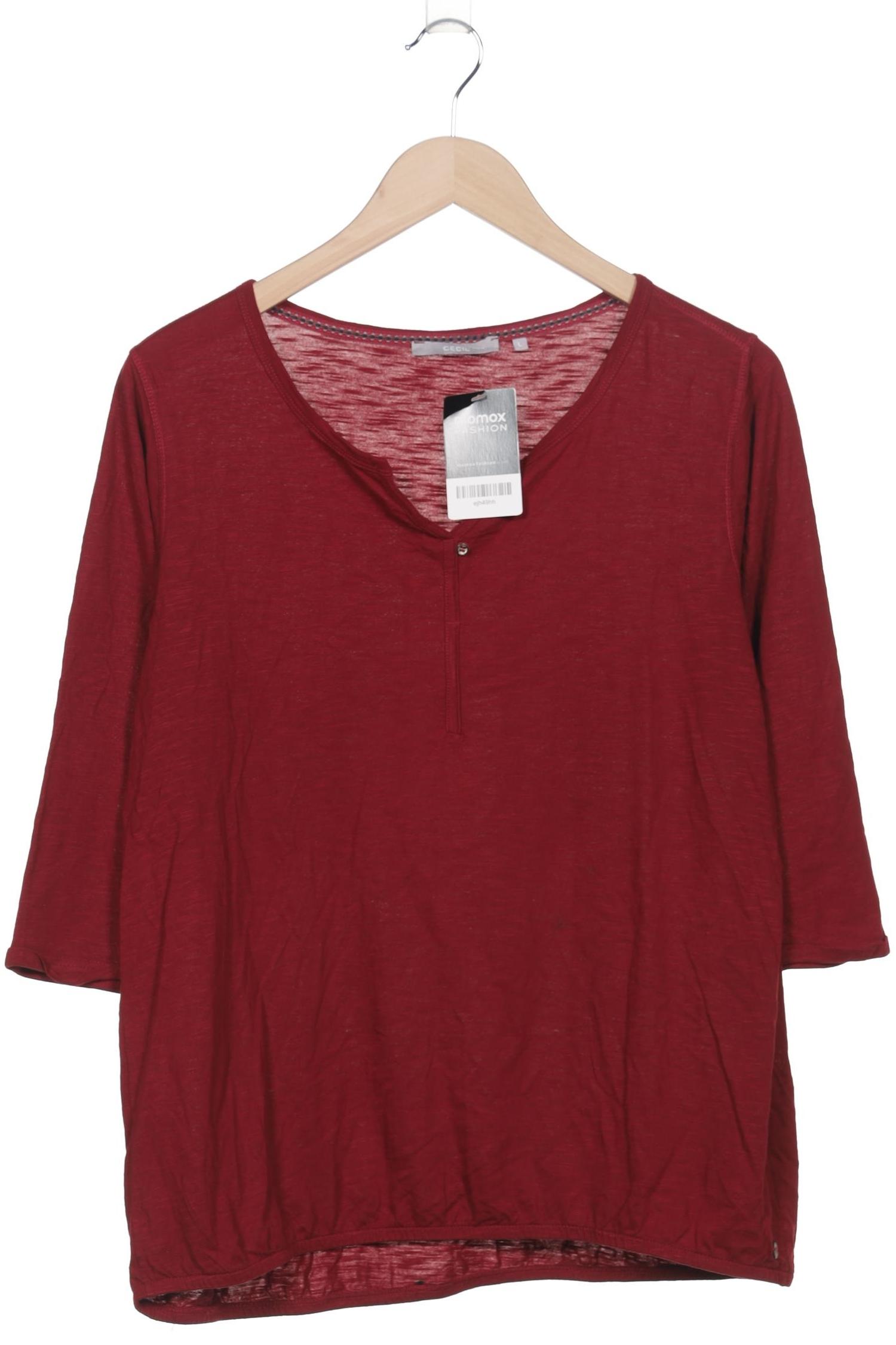 

Cecil Damen Langarmshirt, rot, Gr. 42