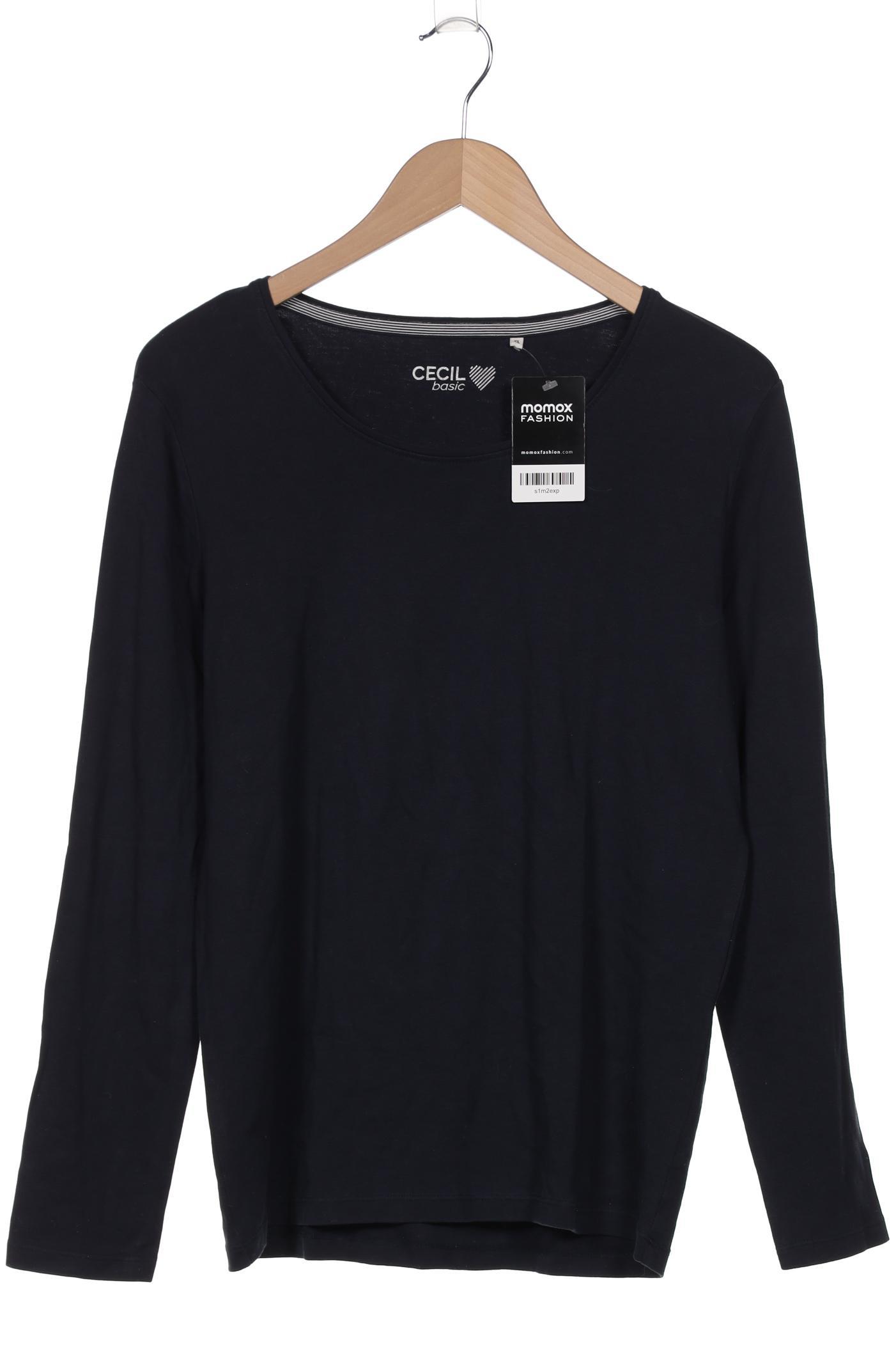 

Cecil Damen Langarmshirt, marineblau, Gr. 44