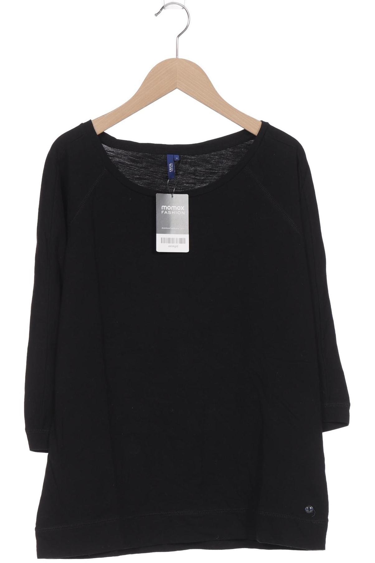 

CECIL Damen Langarmshirt, schwarz