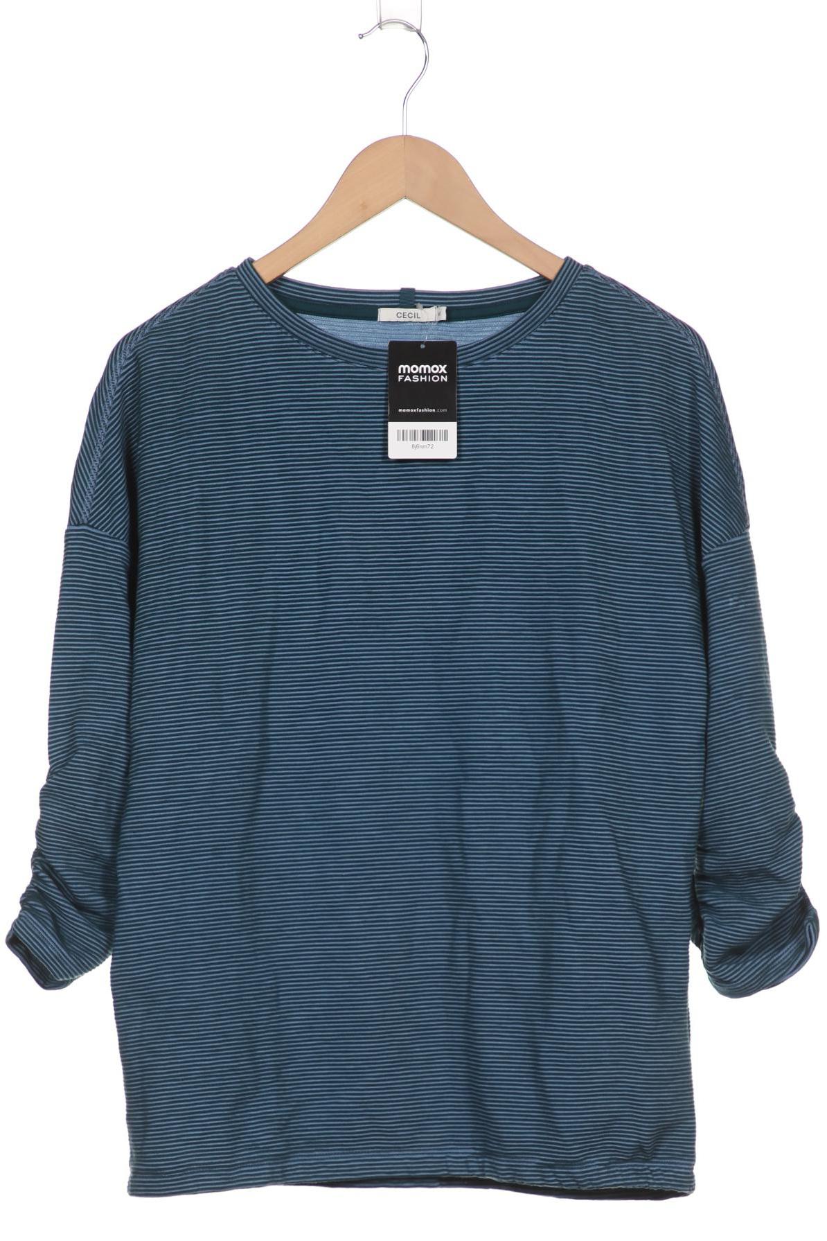 

Cecil Damen Langarmshirt, türkis, Gr. 38