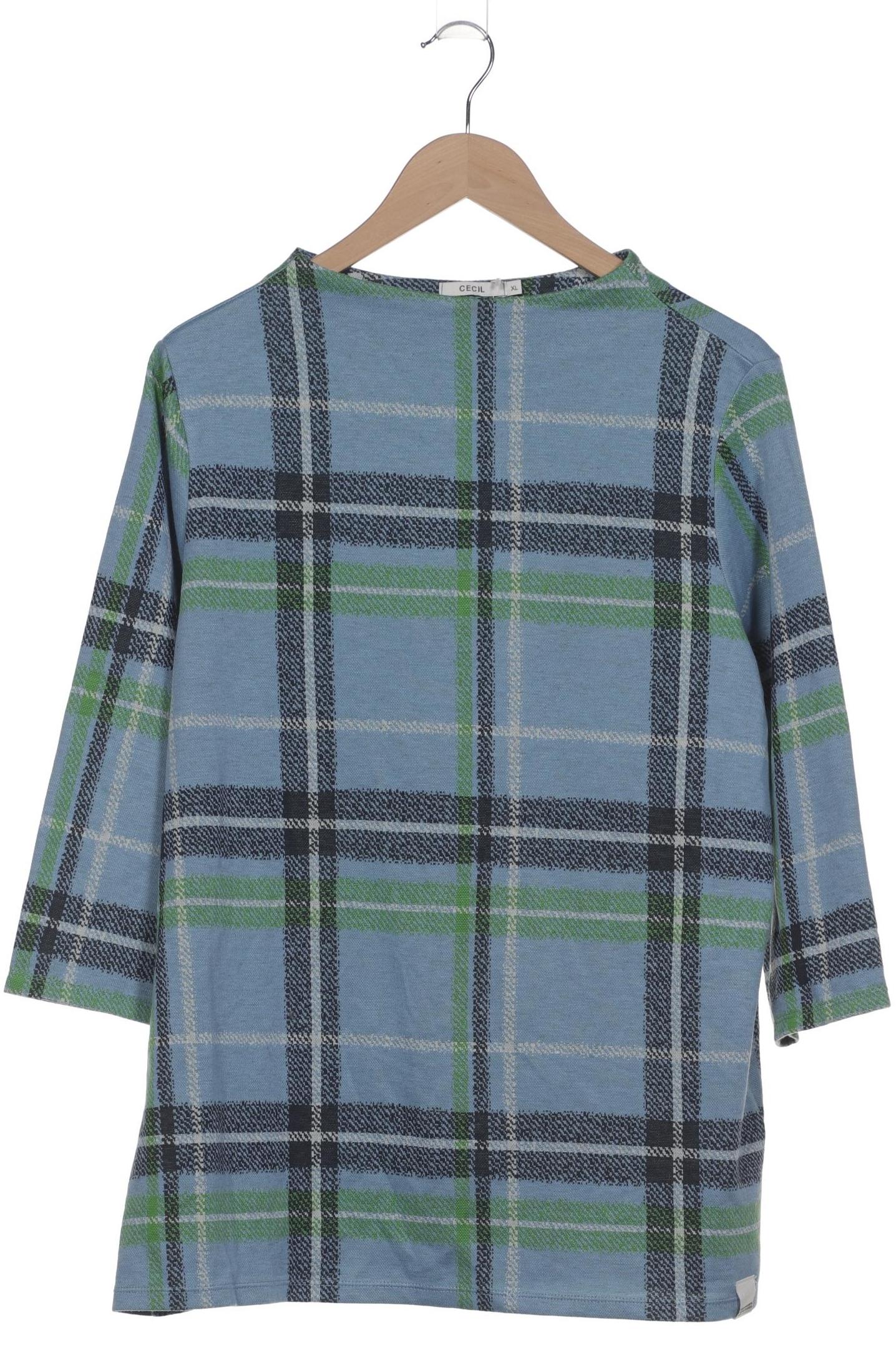 

Cecil Damen Langarmshirt, blau, Gr. 44