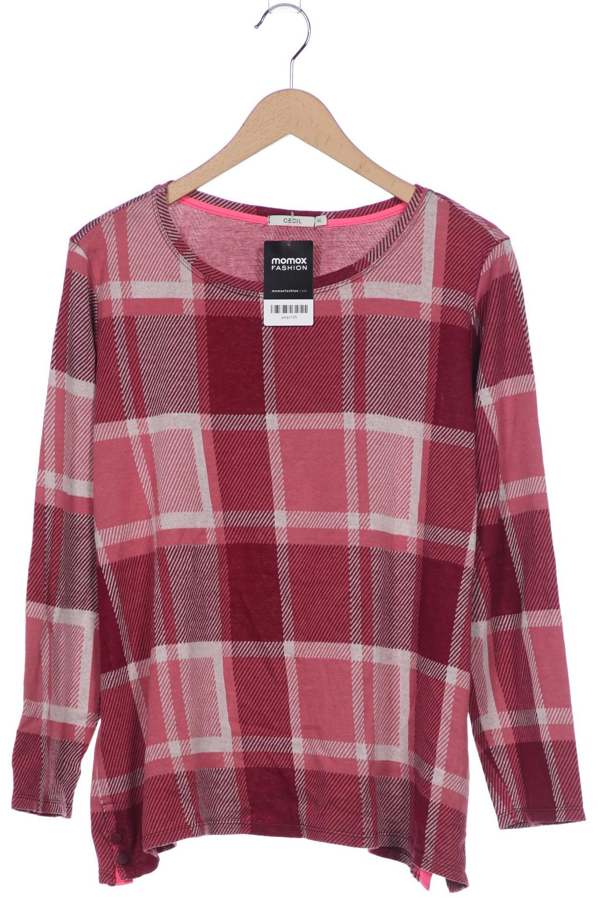 

Cecil Damen Langarmshirt, pink, Gr. 44