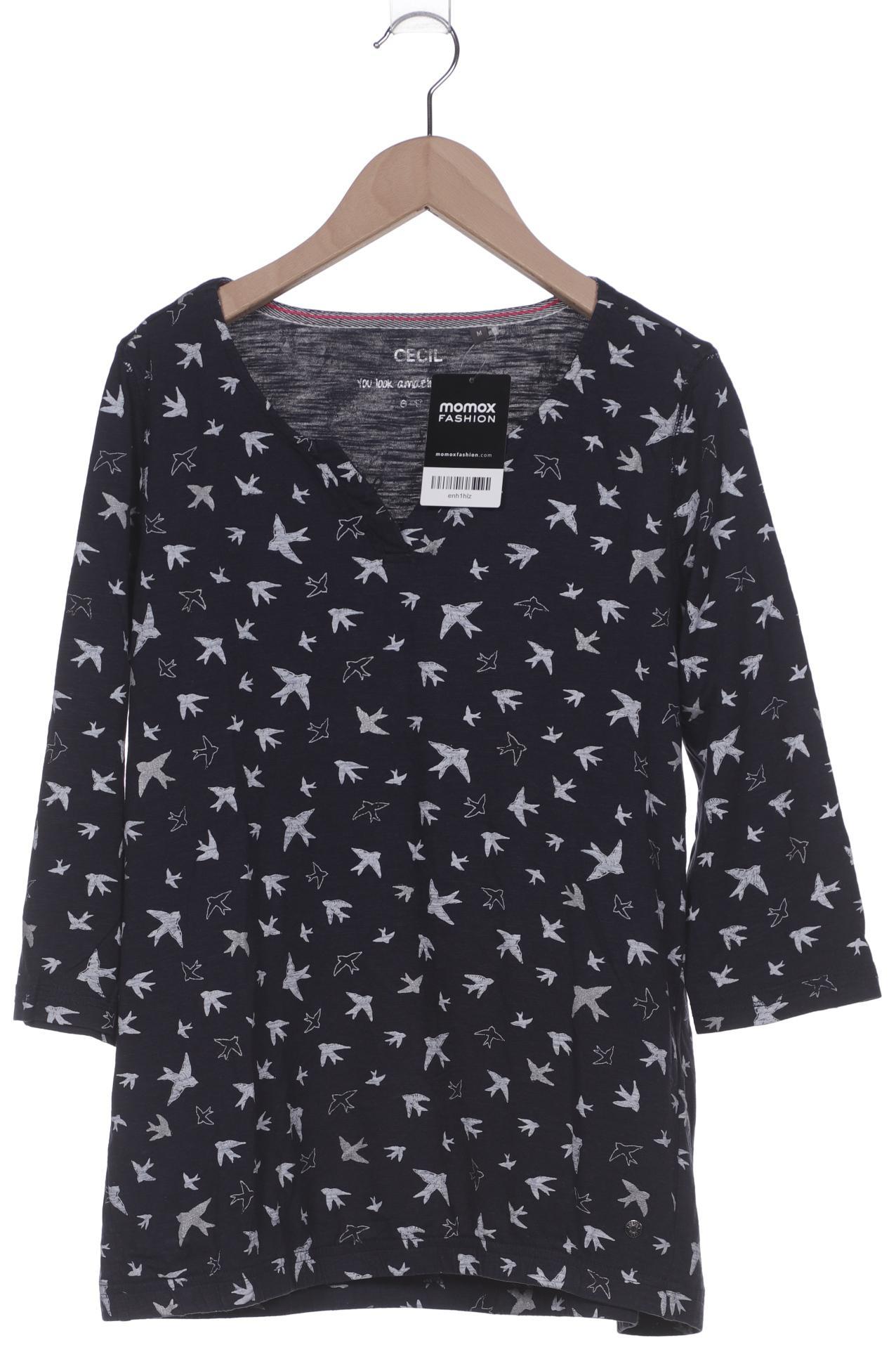 

Cecil Damen Langarmshirt, marineblau, Gr. 38
