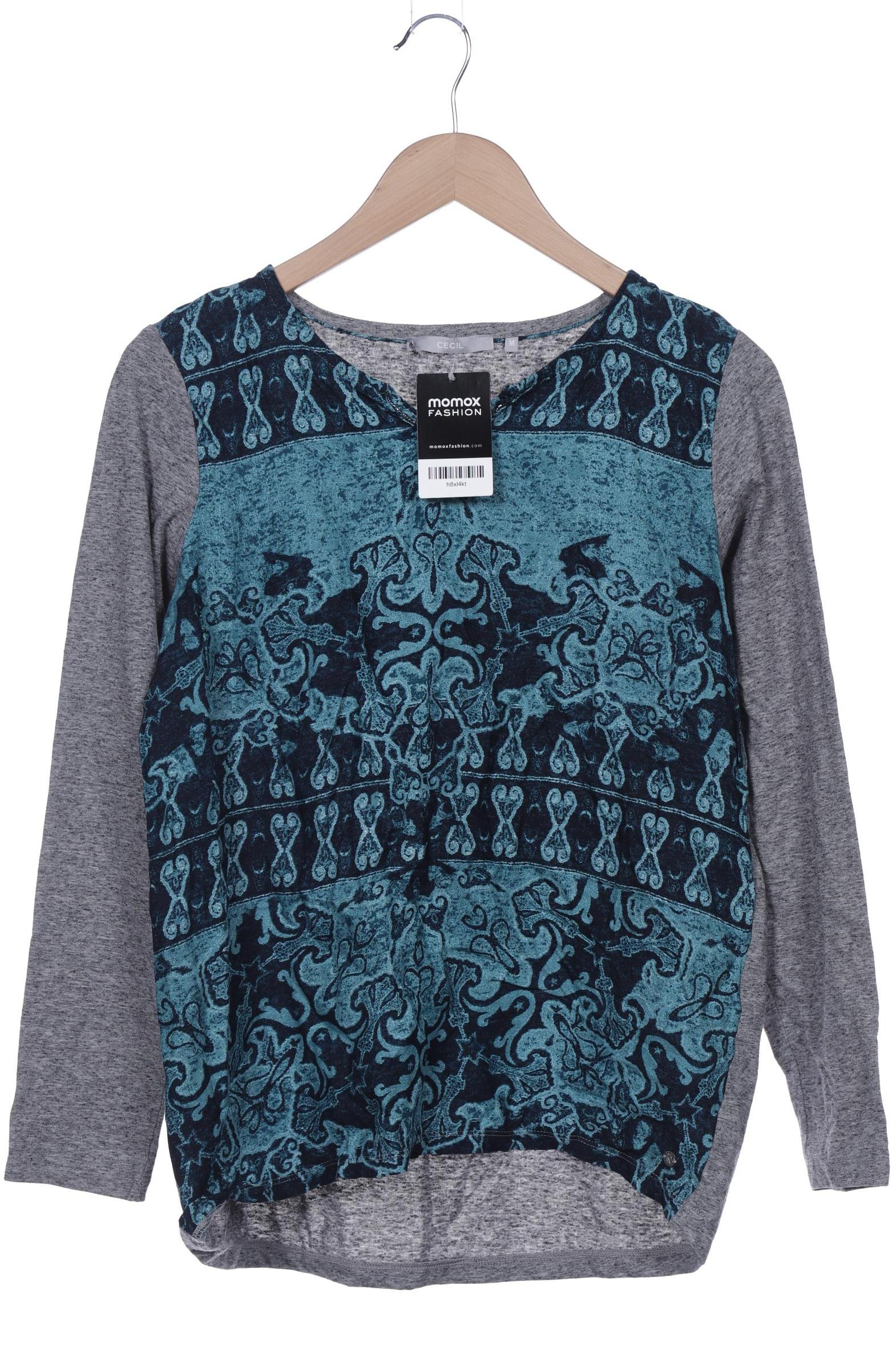

Cecil Damen Langarmshirt, türkis, Gr. 38