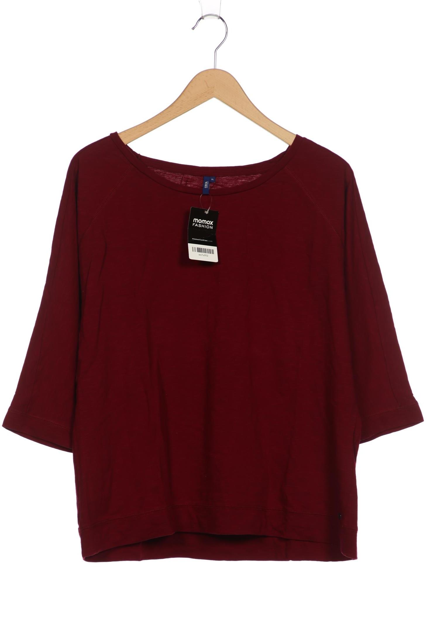 

Cecil Damen Langarmshirt, bordeaux, Gr. 44