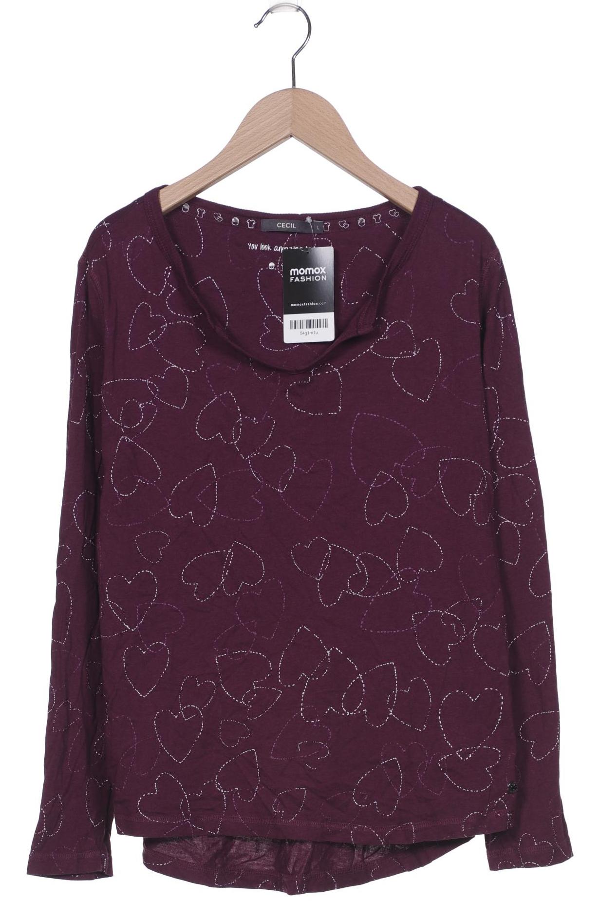 

Cecil Damen Langarmshirt, flieder, Gr. 42