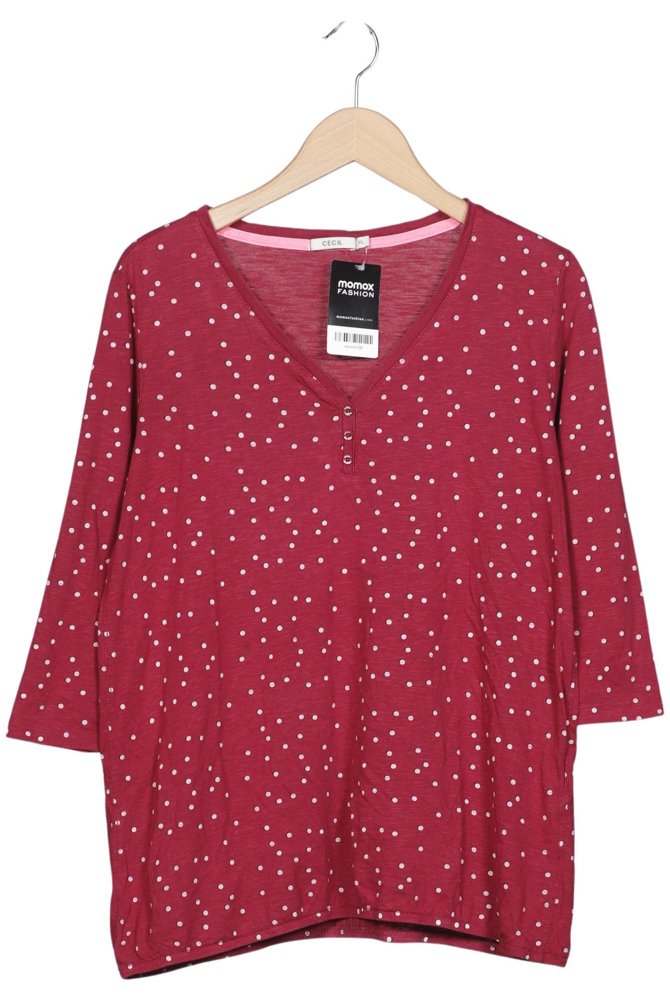 

Cecil Damen Langarmshirt, rot, Gr. 44