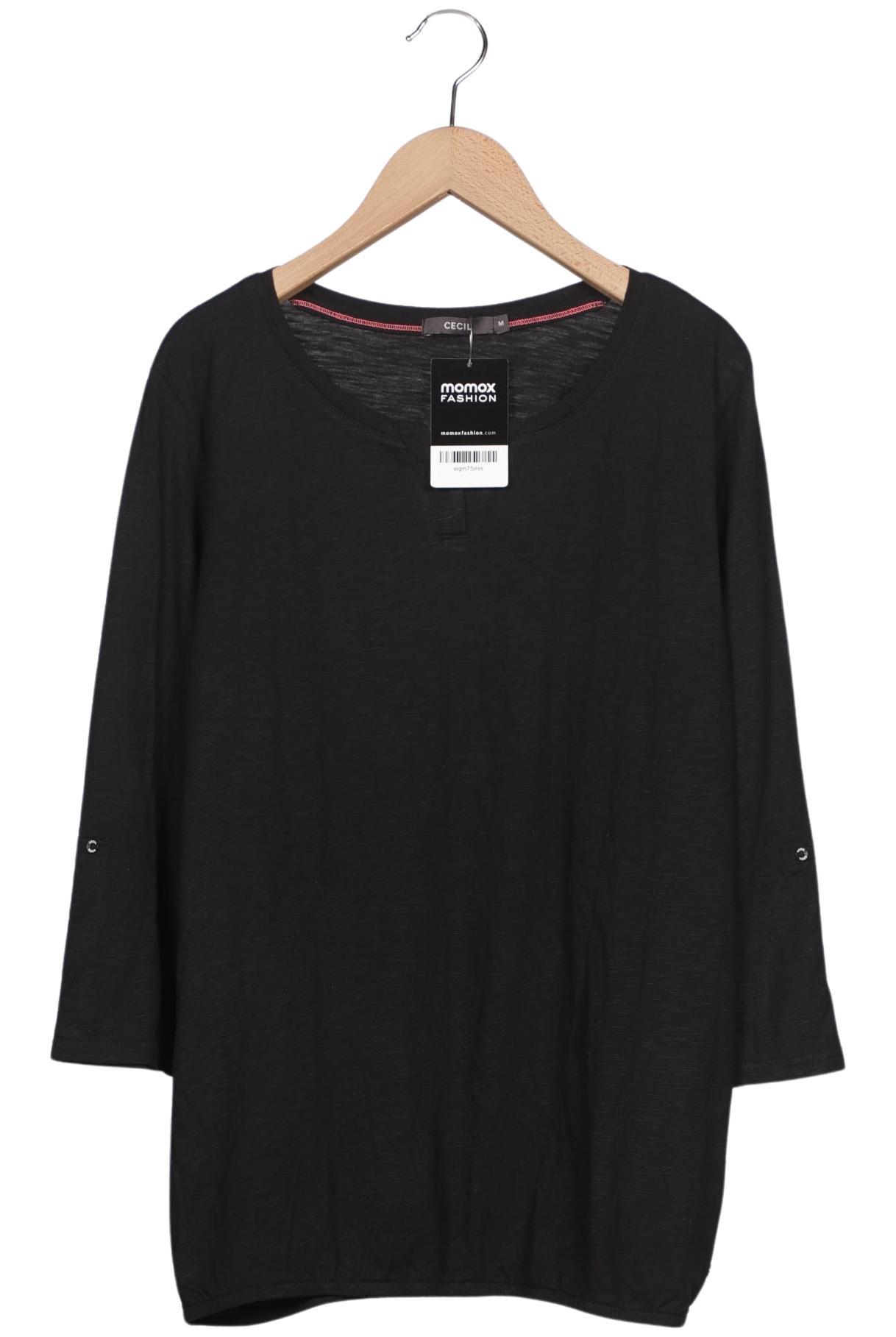 

Cecil Damen Langarmshirt, schwarz, Gr. 38