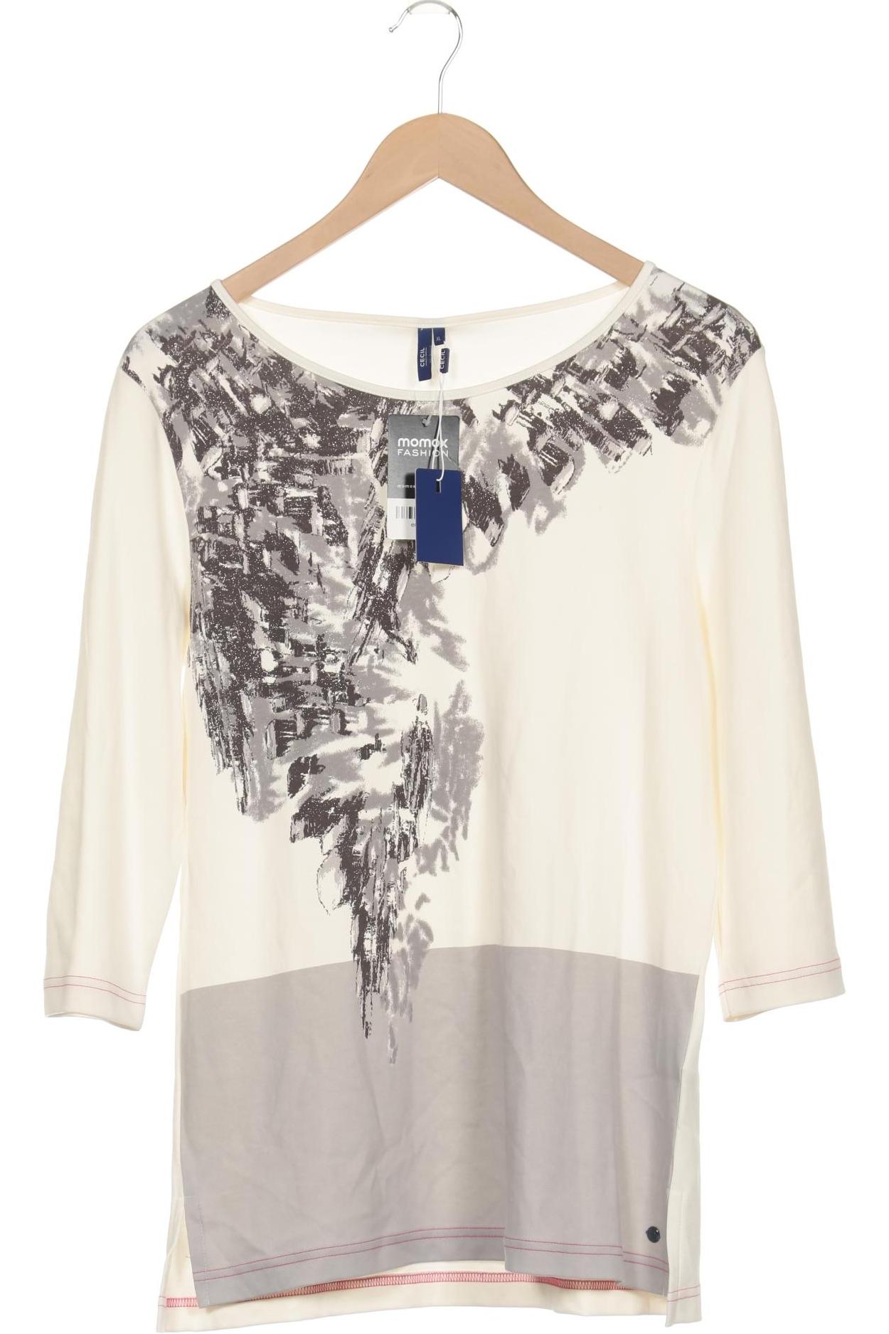 

Cecil Damen Langarmshirt, weiß, Gr. 44