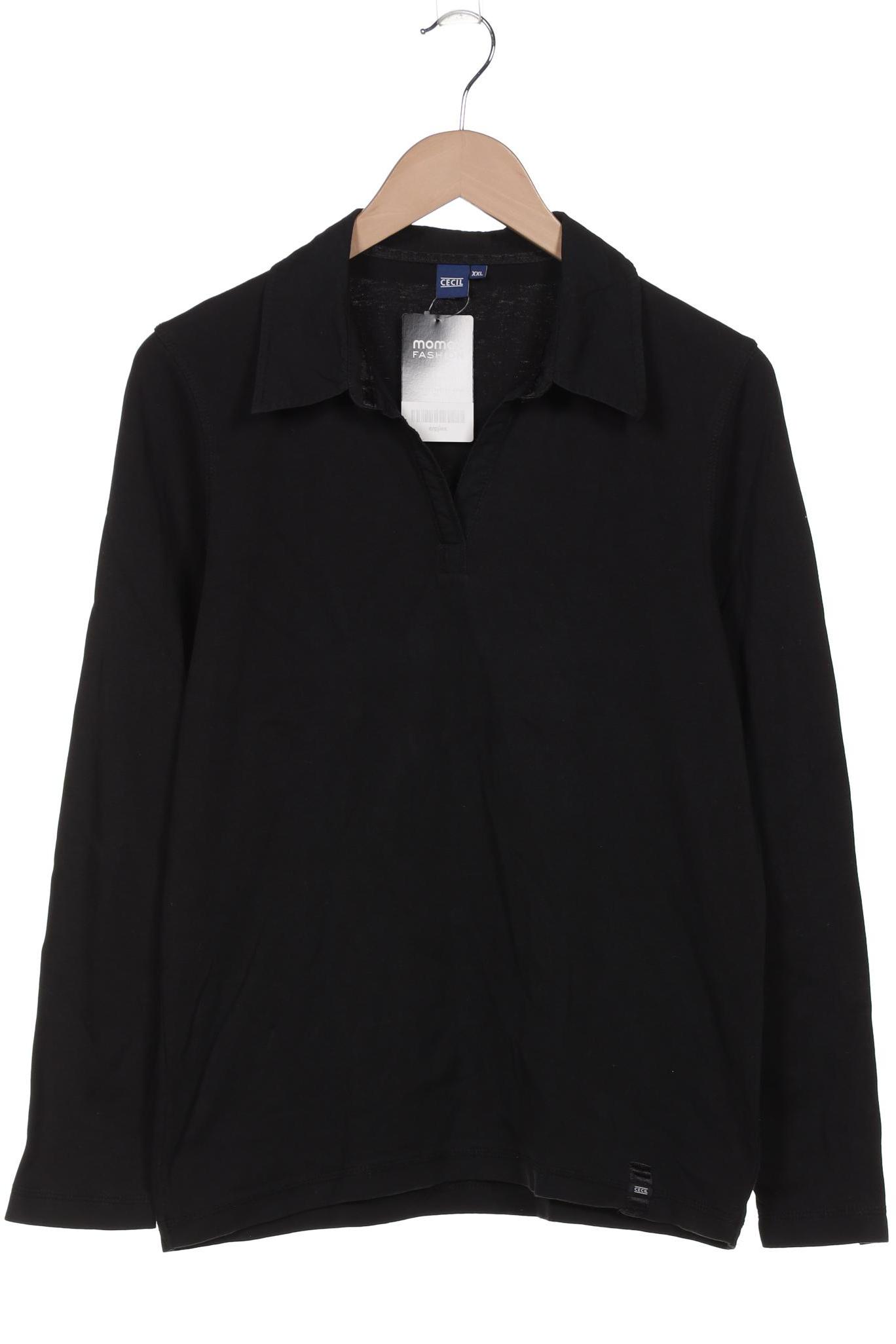 

Cecil Damen Langarmshirt, schwarz, Gr. 46