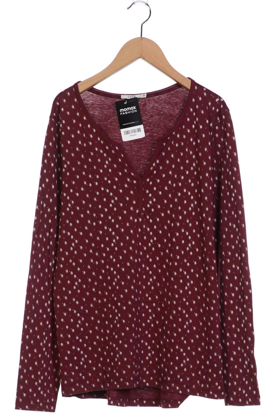 

CECIL Damen Langarmshirt, bordeaux