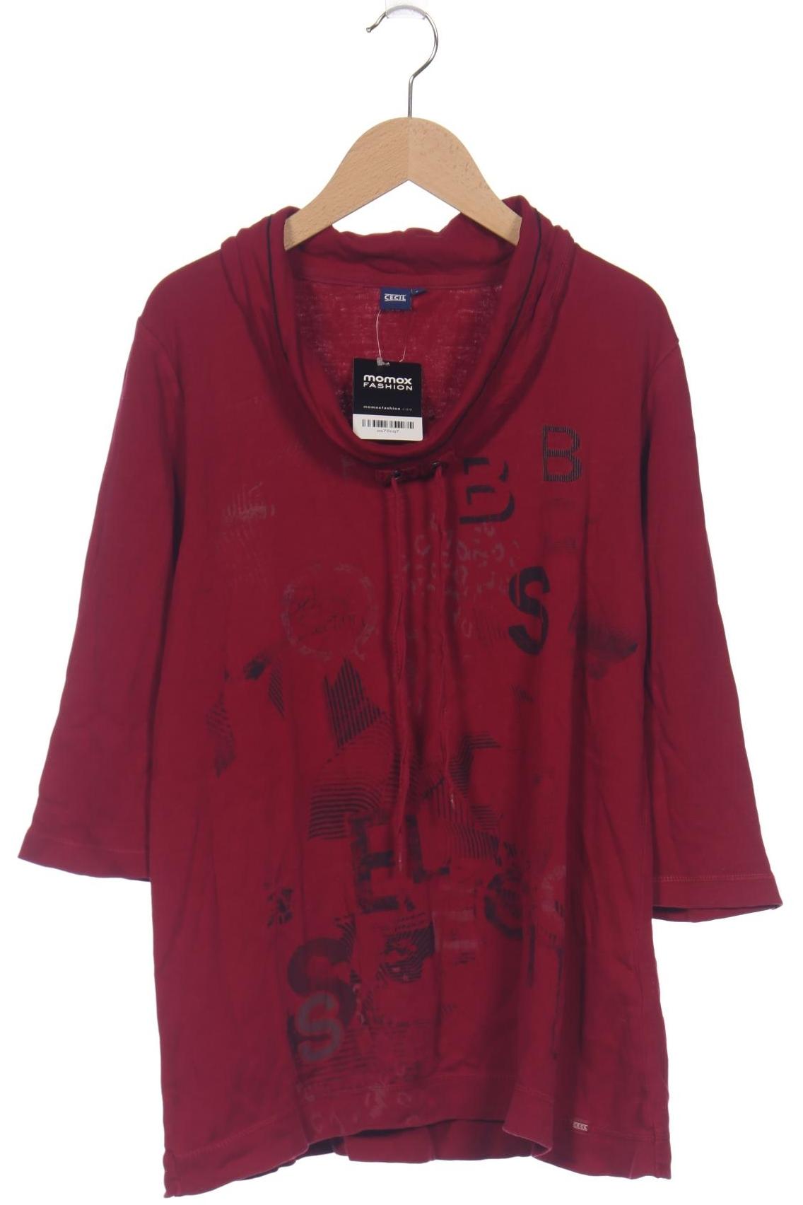 

Cecil Damen Langarmshirt, bordeaux, Gr. 38