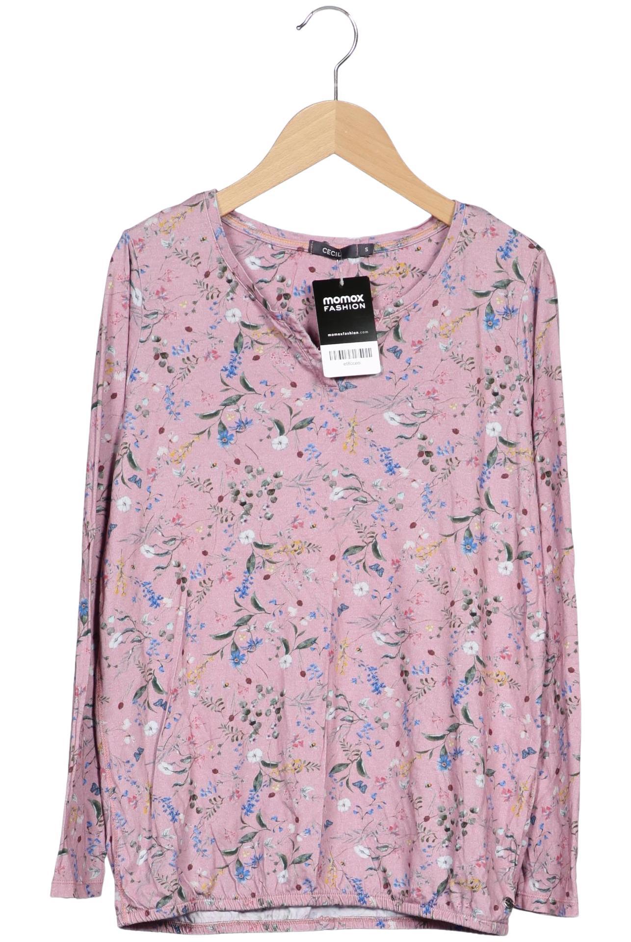 

Cecil Damen Langarmshirt, pink, Gr. 36