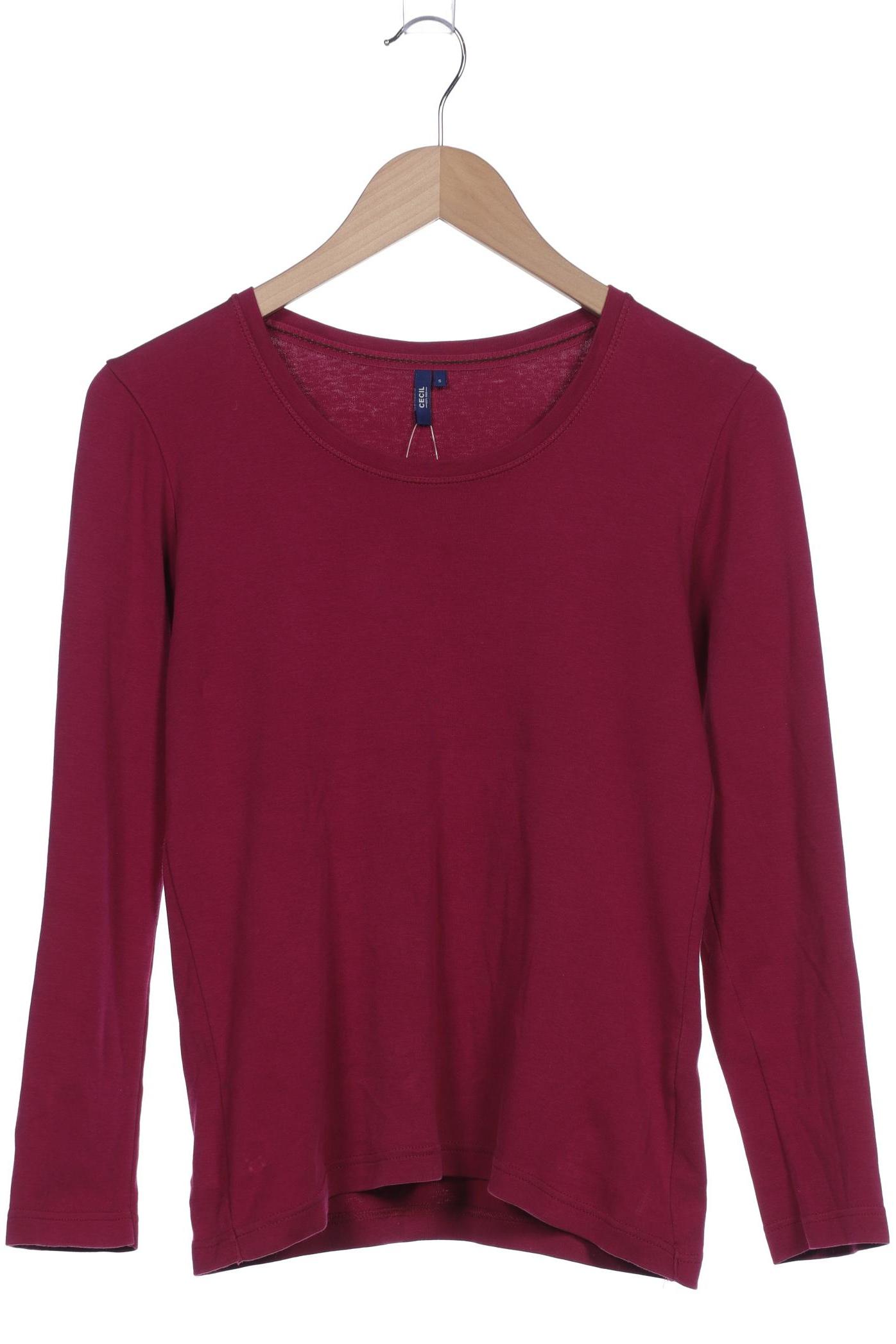 

Cecil Damen Langarmshirt, pink, Gr. 36
