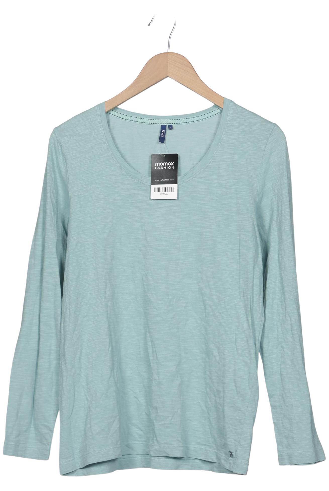 

Cecil Damen Langarmshirt, hellblau, Gr. 44