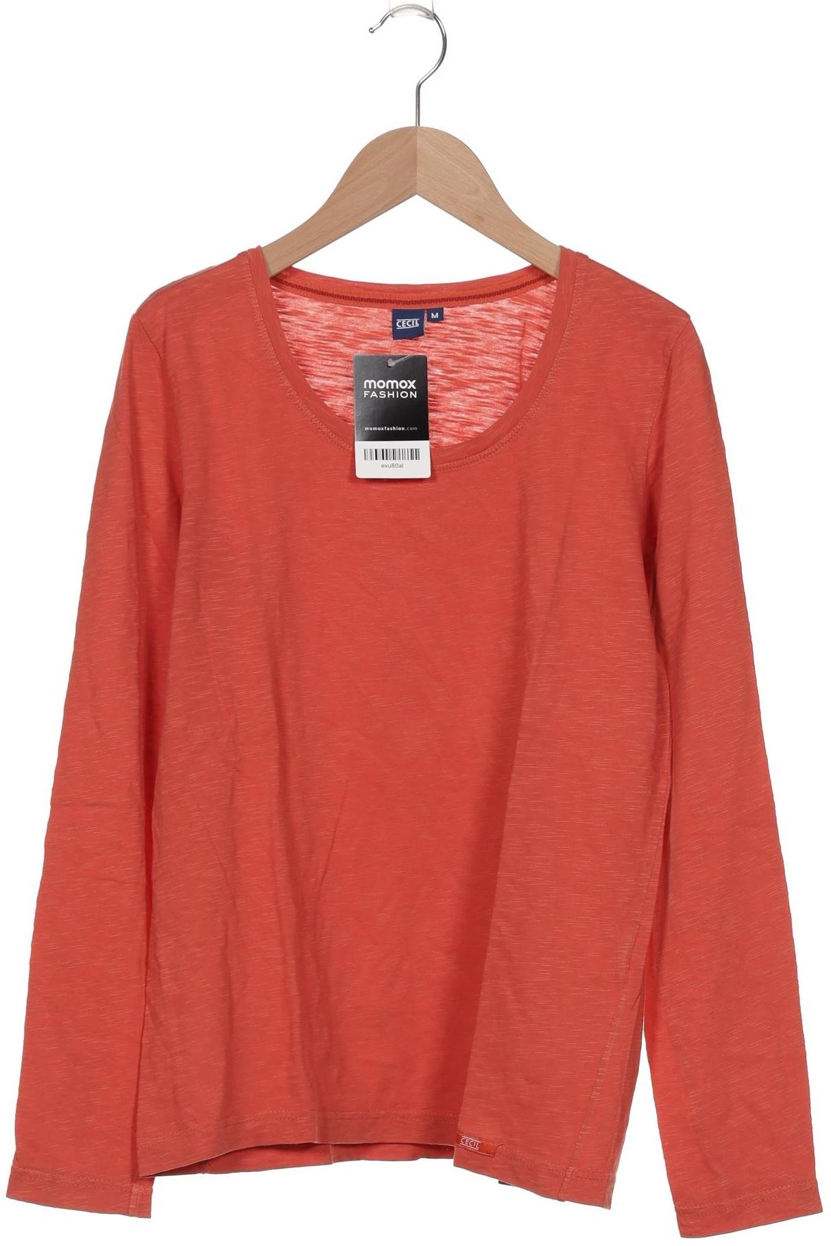 

Cecil Damen Langarmshirt, orange, Gr. 38