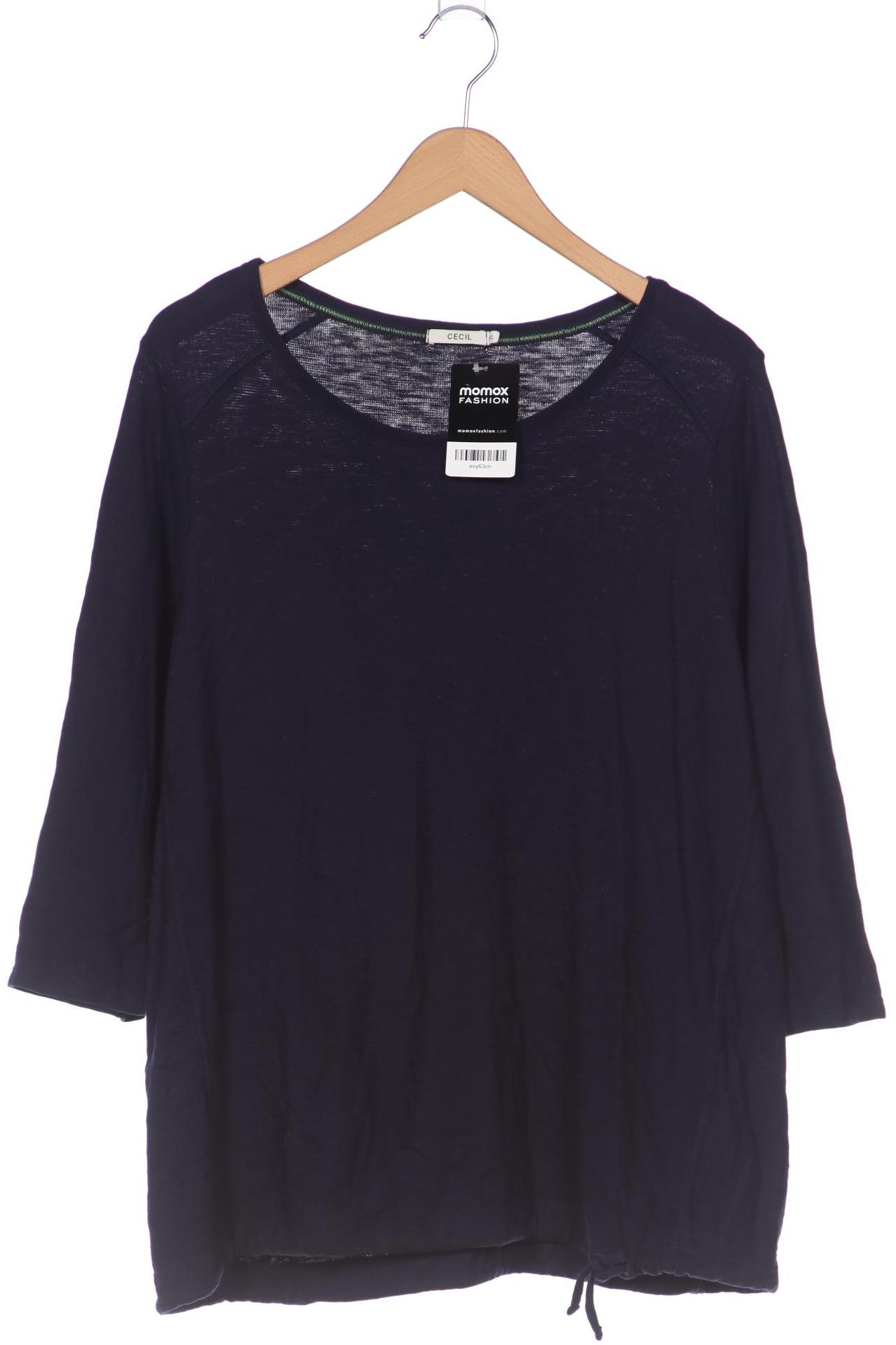 

Cecil Damen Langarmshirt, marineblau, Gr. 46