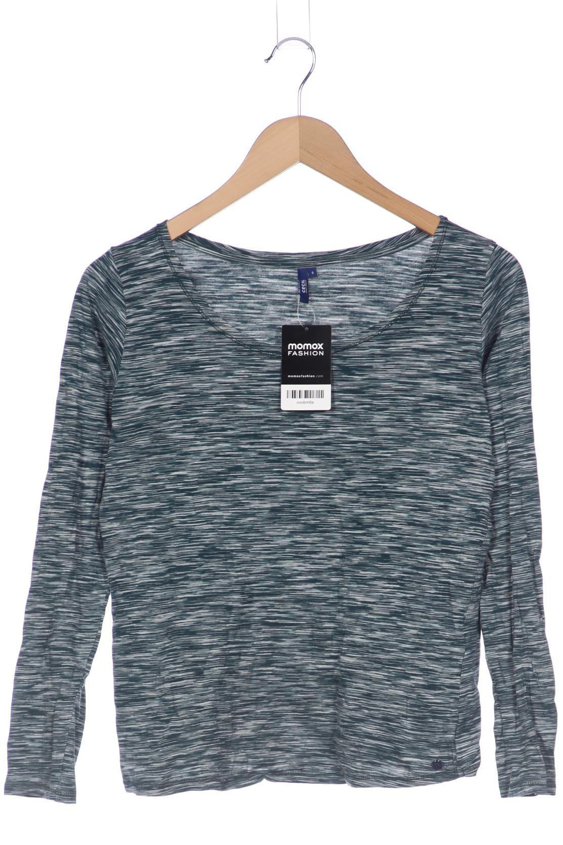 

Cecil Damen Langarmshirt, blau, Gr. 36