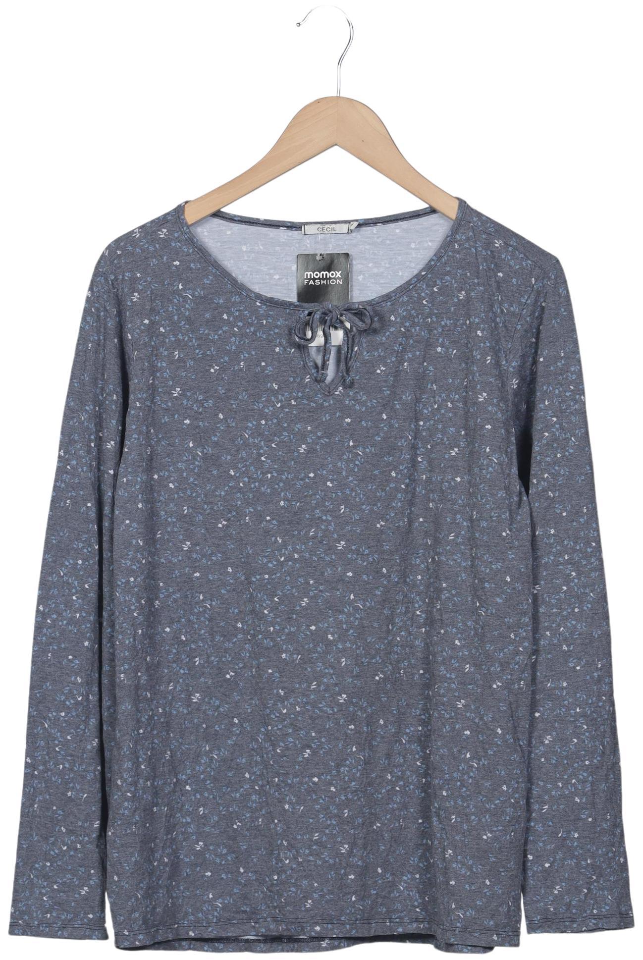 

Cecil Damen Langarmshirt, blau, Gr. 38