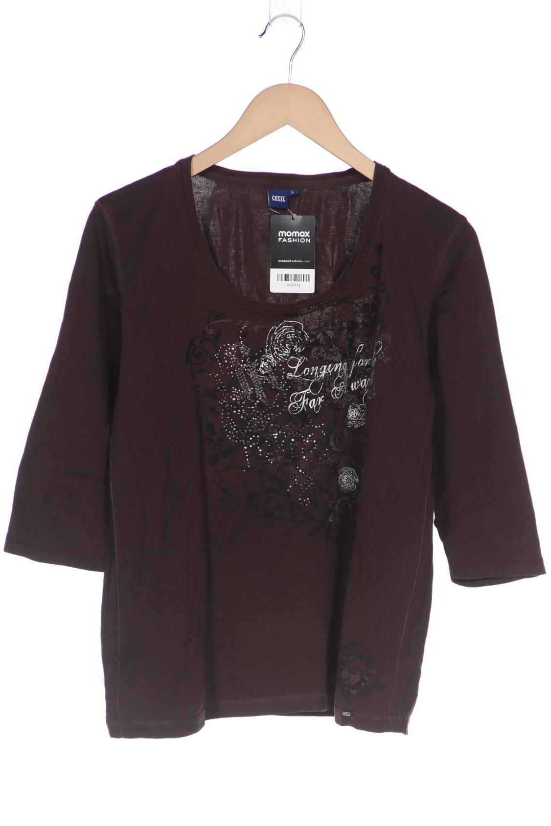 

CECIL Damen Langarmshirt, braun