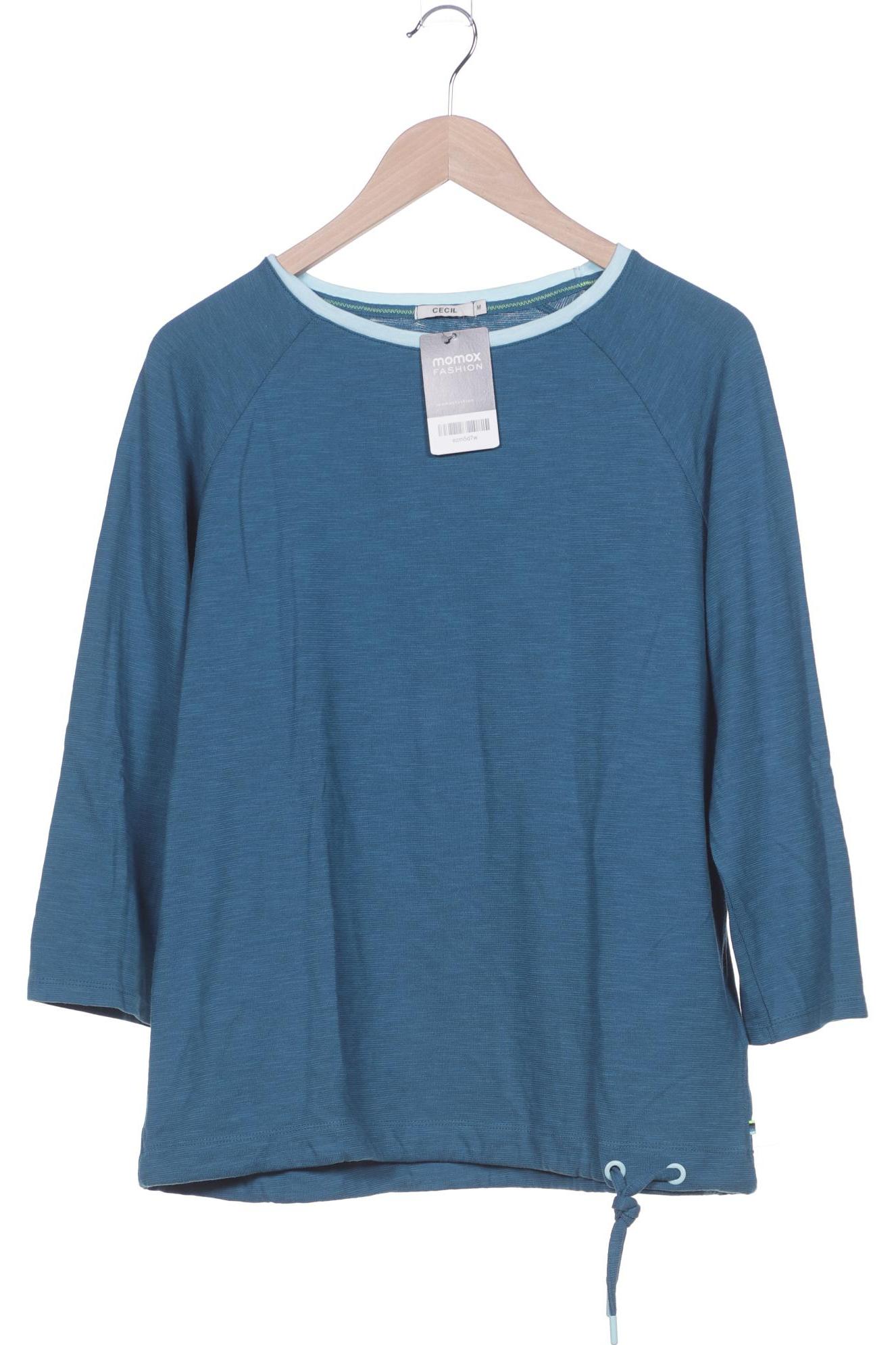 

Cecil Damen Langarmshirt, blau, Gr. 38