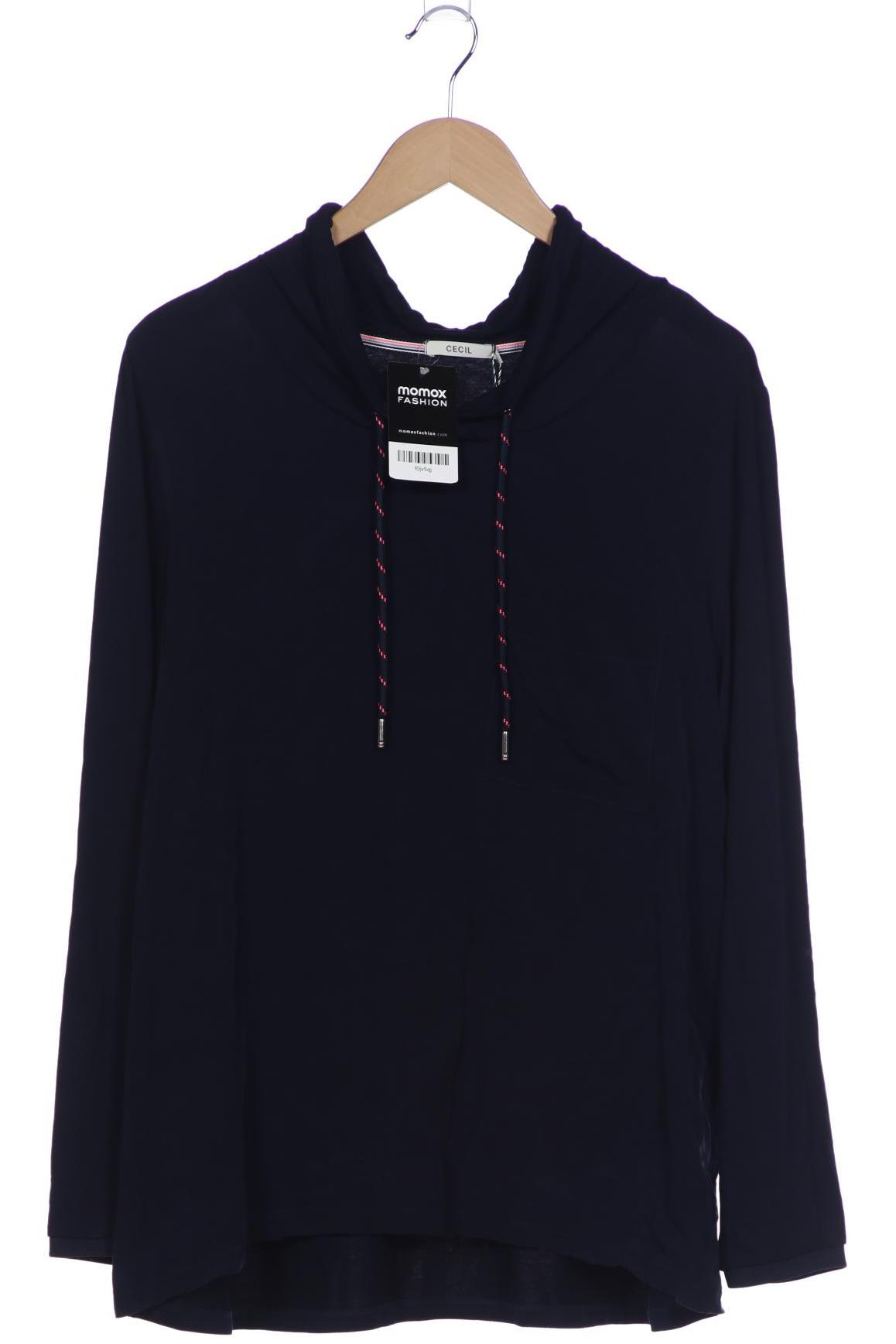 

Cecil Damen Langarmshirt, marineblau, Gr. 44