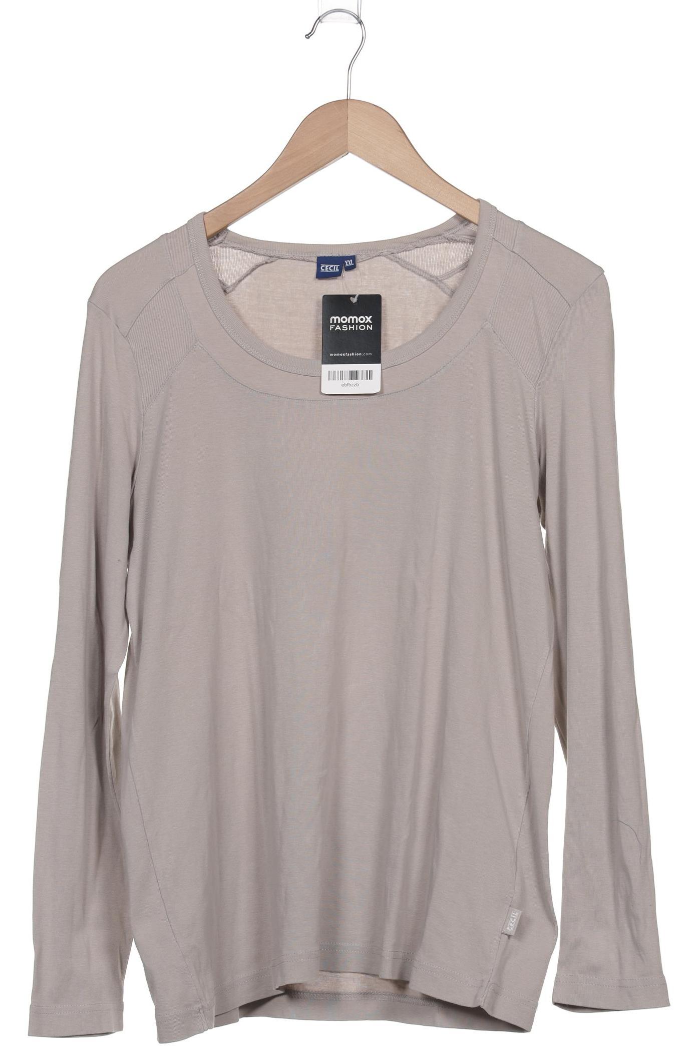 

Cecil Damen Langarmshirt, grau, Gr. 46