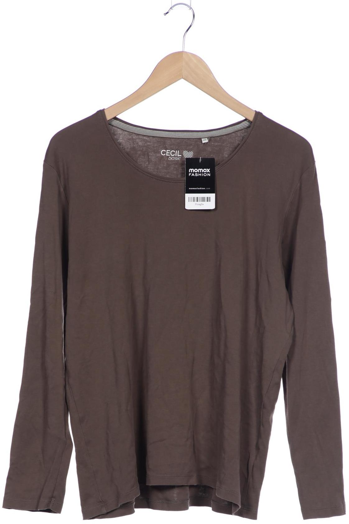 

Cecil Damen Langarmshirt, braun, Gr. 46