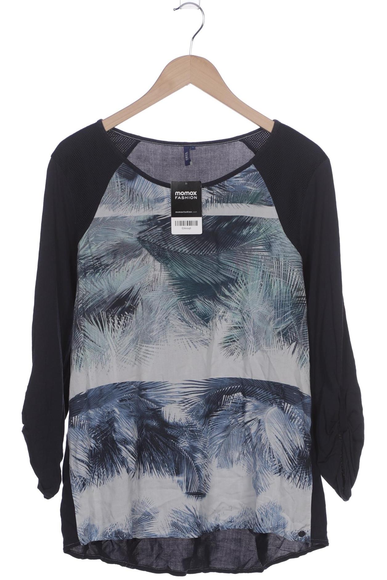 

Cecil Damen Langarmshirt, marineblau, Gr. 42
