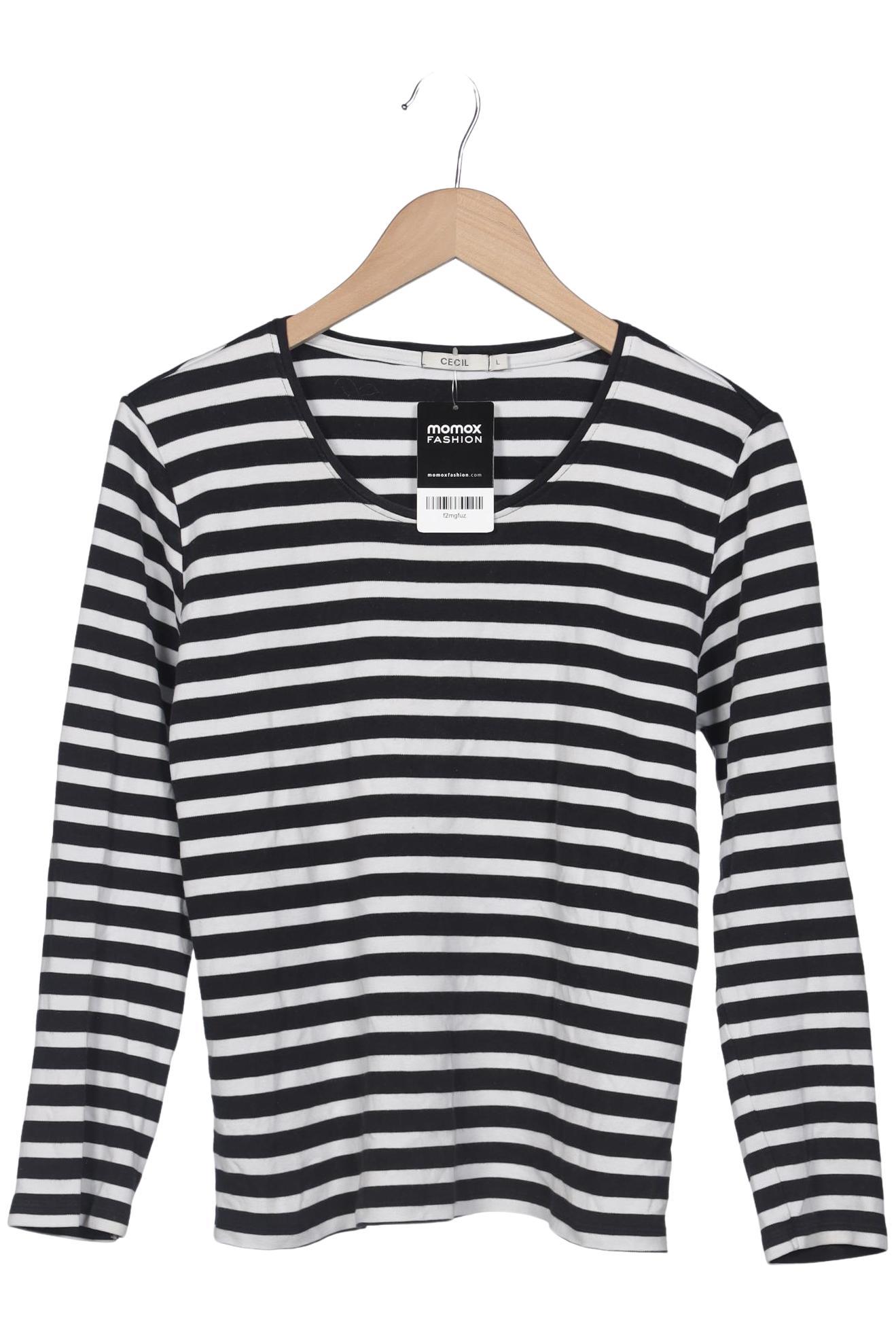 

Cecil Damen Langarmshirt, schwarz, Gr. 42