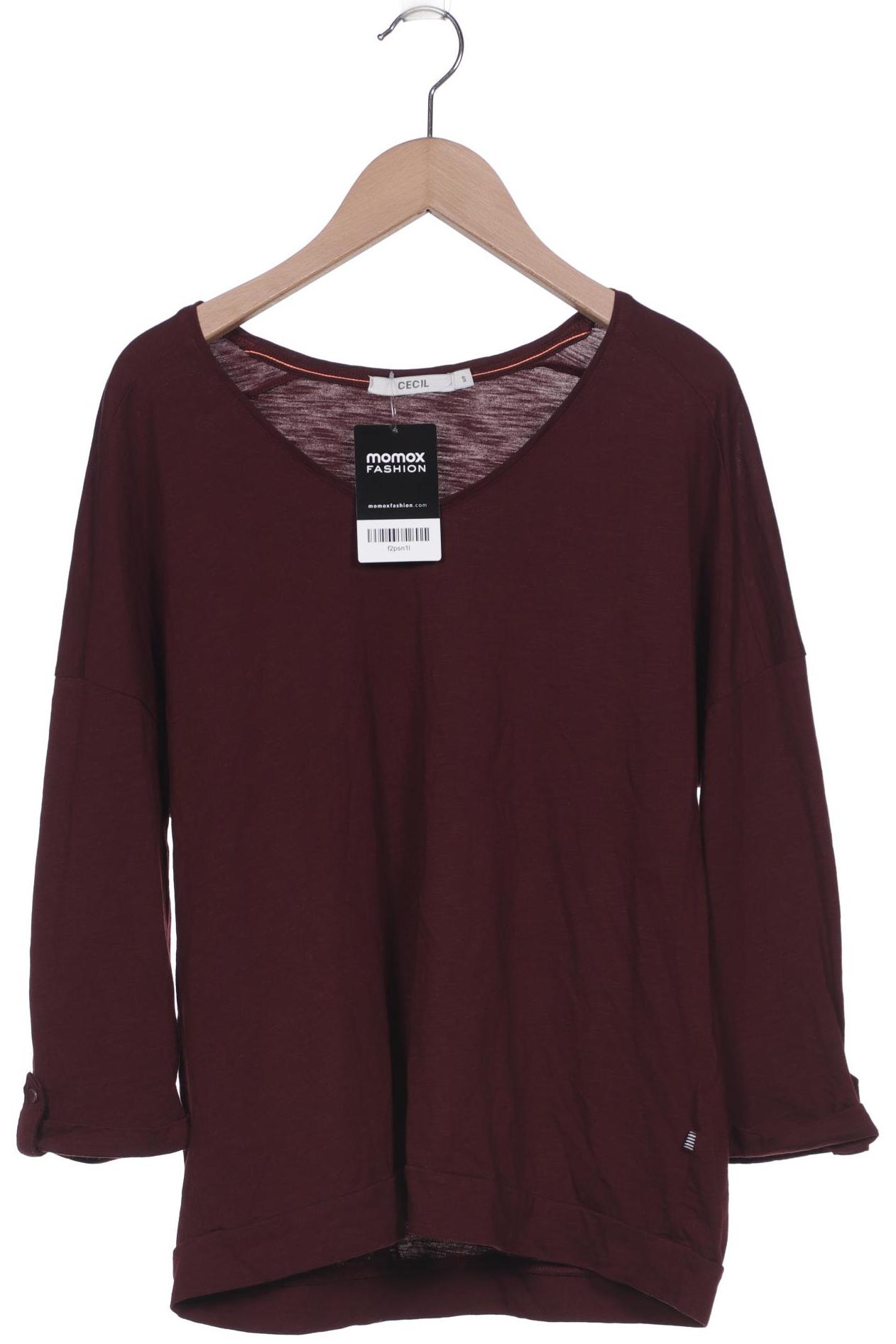 

CECIL Damen Langarmshirt, bordeaux