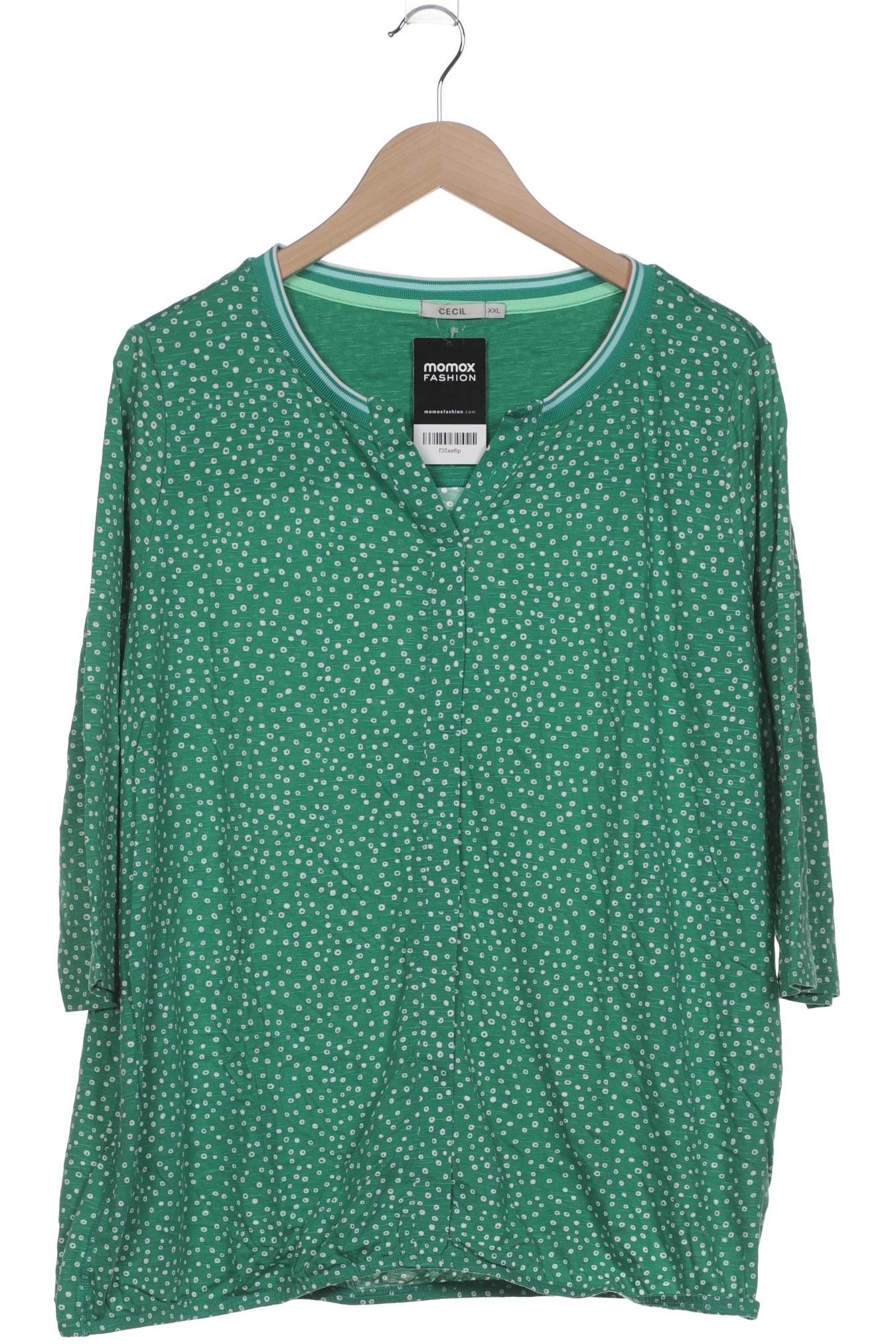 

Cecil Damen Langarmshirt, grün, Gr. 46