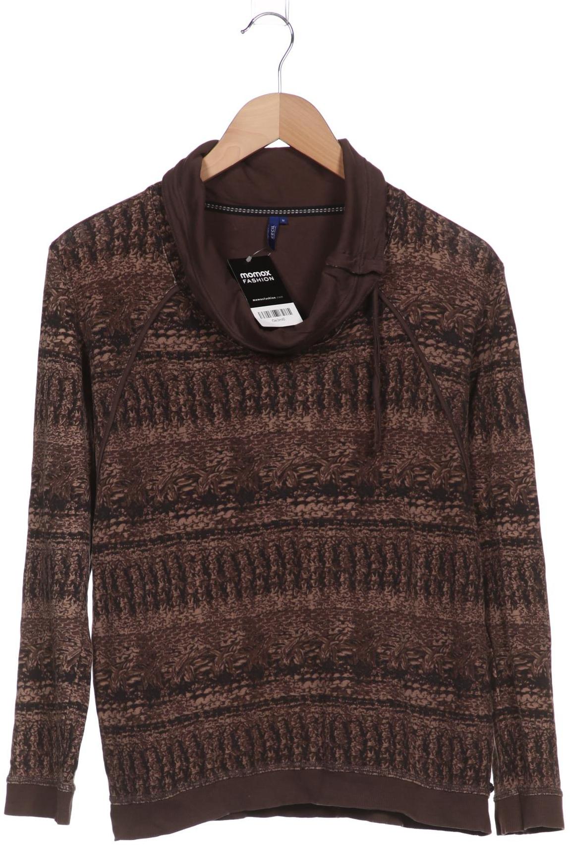 

Cecil Damen Langarmshirt, braun, Gr. 38