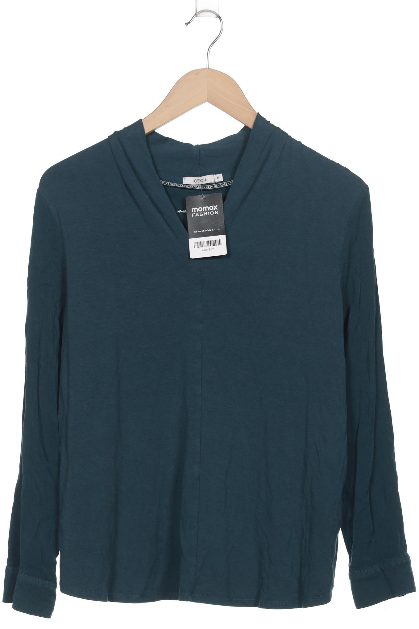 

Cecil Damen Langarmshirt, türkis, Gr. 38