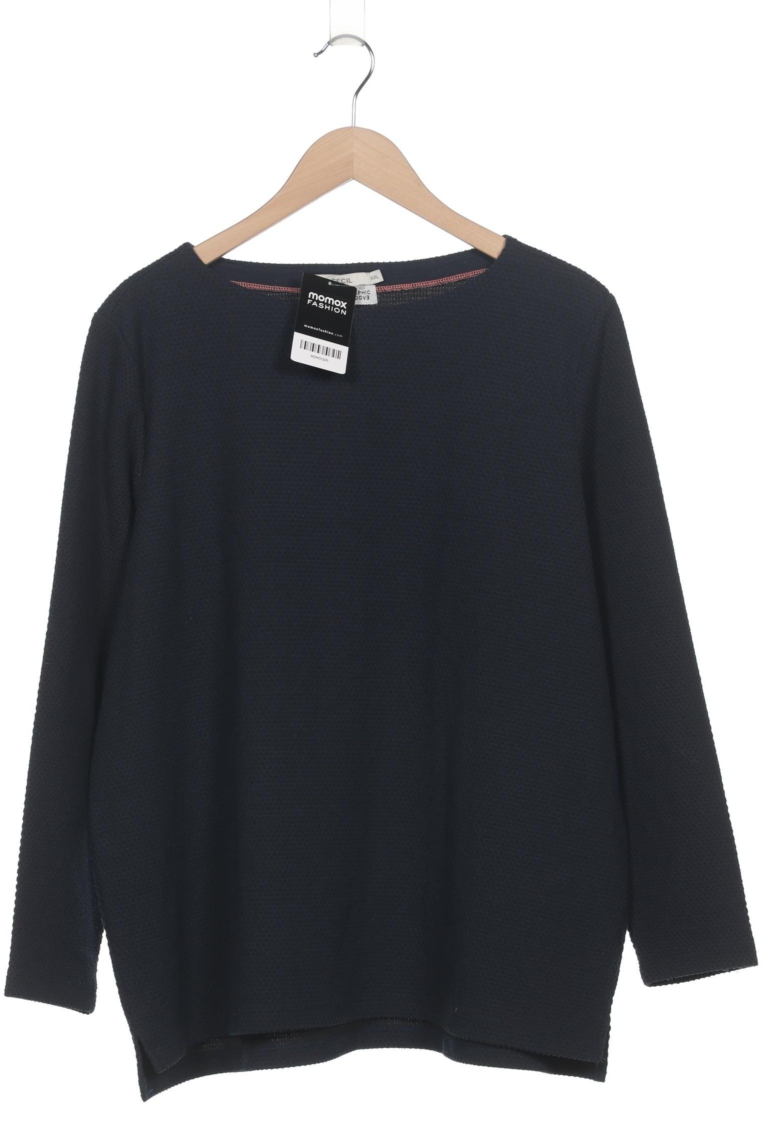 

Cecil Damen Langarmshirt, marineblau, Gr. 46