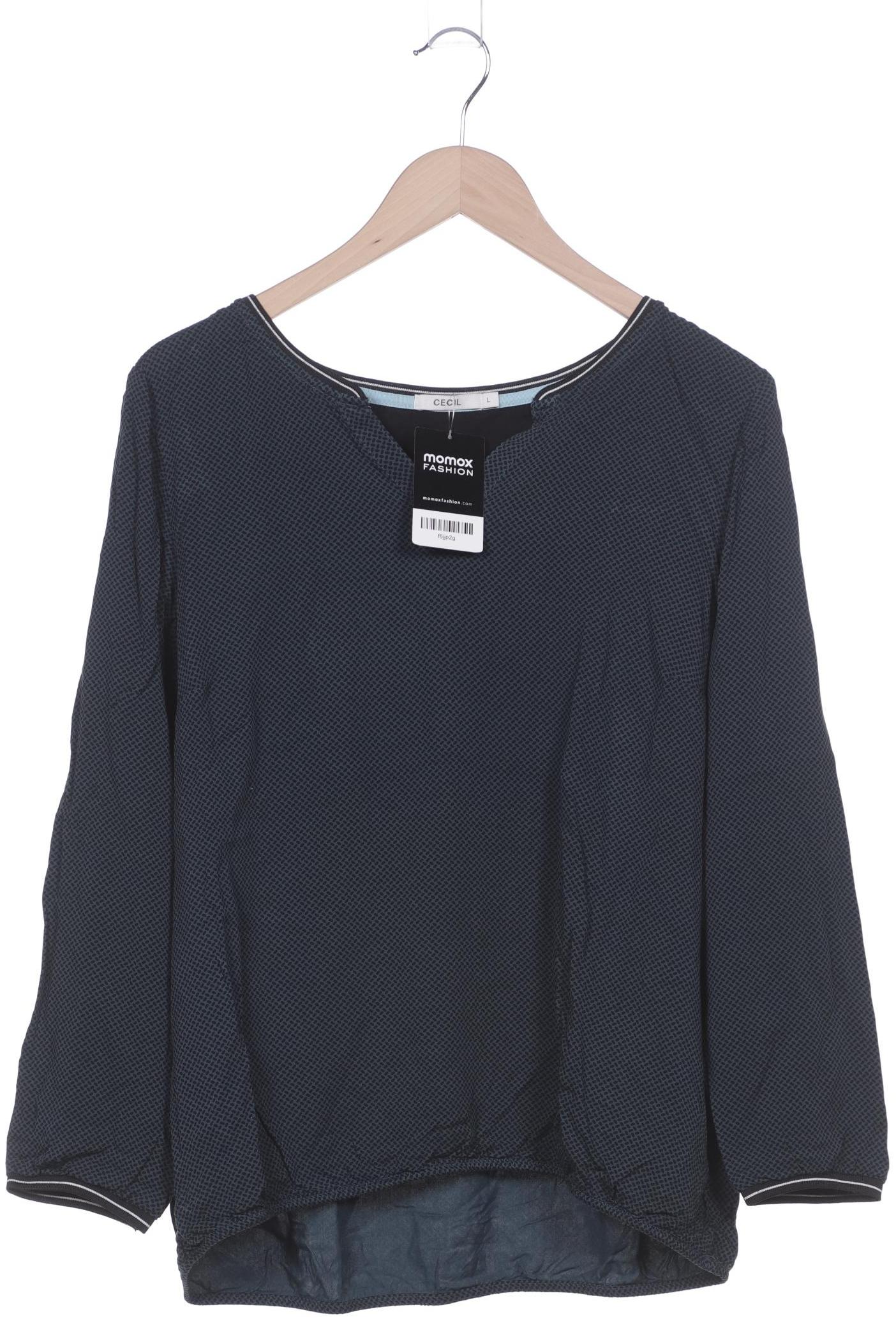 

Cecil Damen Langarmshirt, türkis, Gr. 42