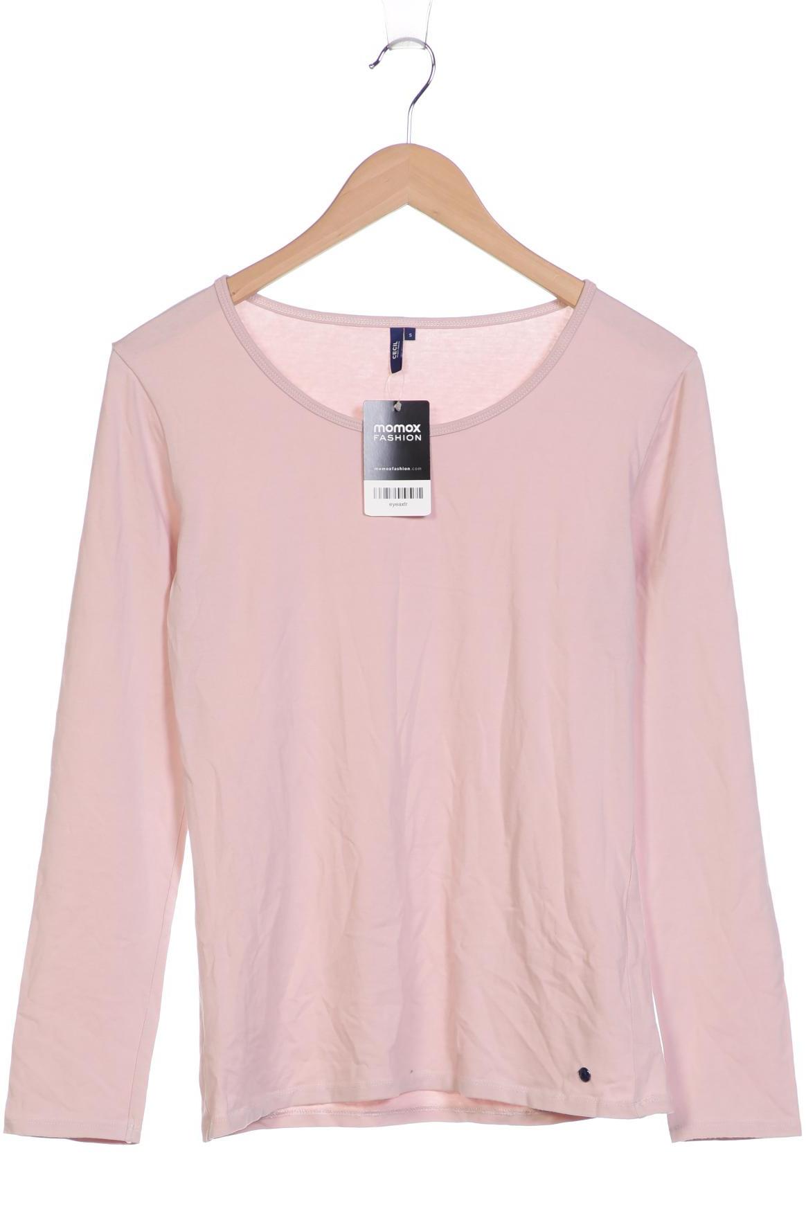 

Cecil Damen Langarmshirt, pink, Gr. 36
