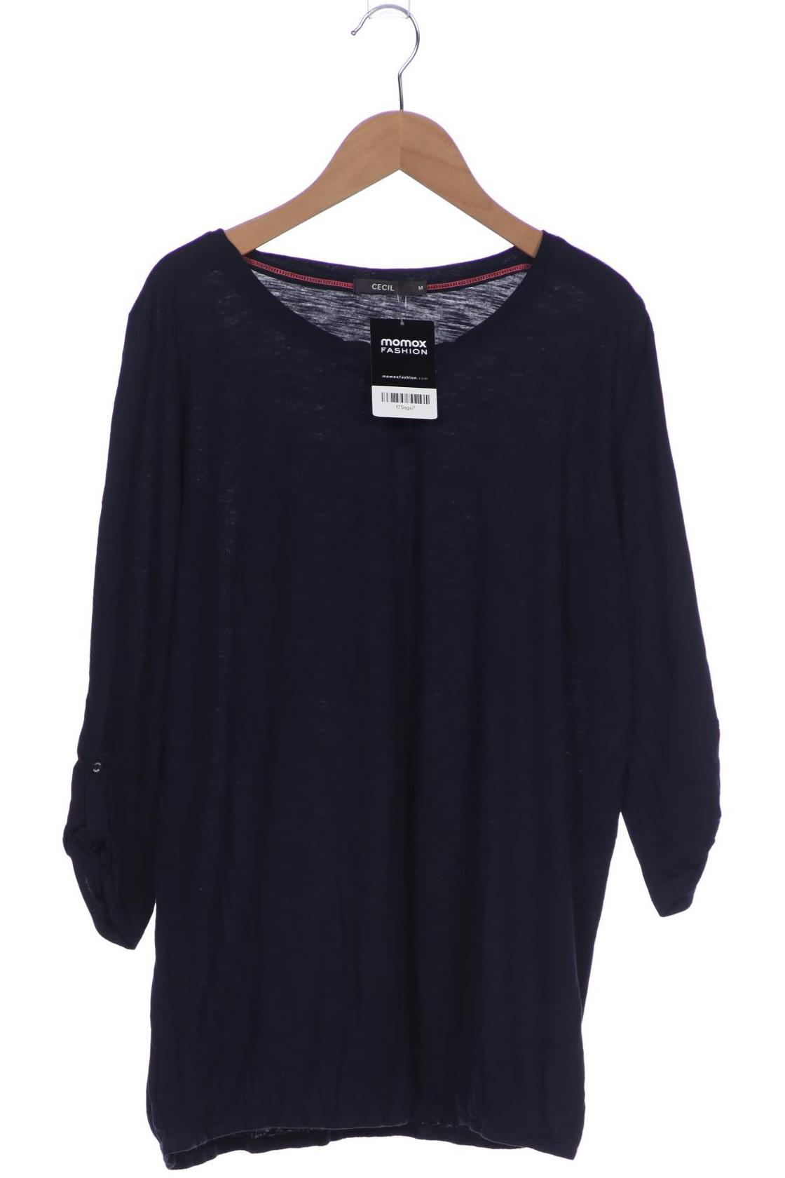 

Cecil Damen Langarmshirt, marineblau, Gr. 38