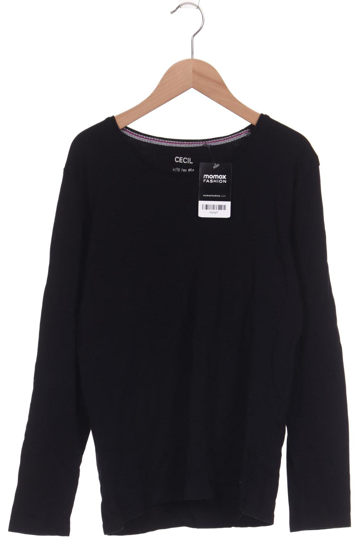 

Cecil Damen Langarmshirt, schwarz, Gr. 42
