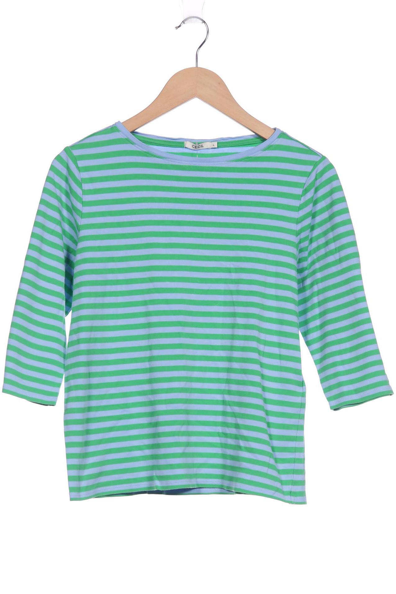 

Cecil Damen Langarmshirt, grün, Gr. 42