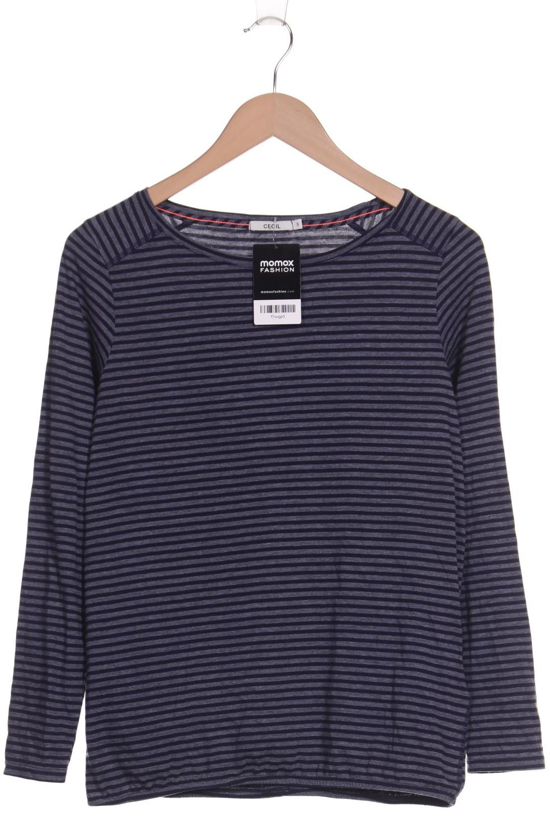 

Cecil Damen Langarmshirt, marineblau, Gr. 36