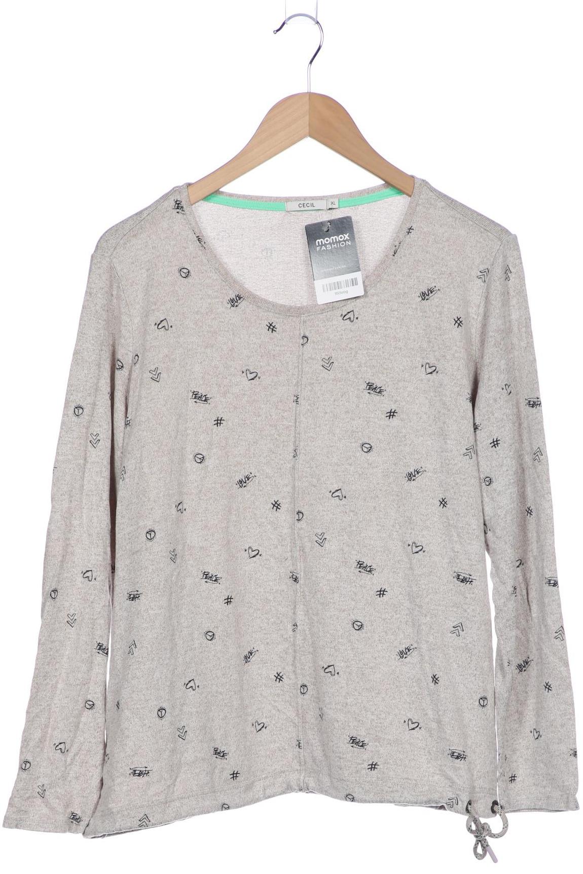 

Cecil Damen Langarmshirt, beige, Gr. 44