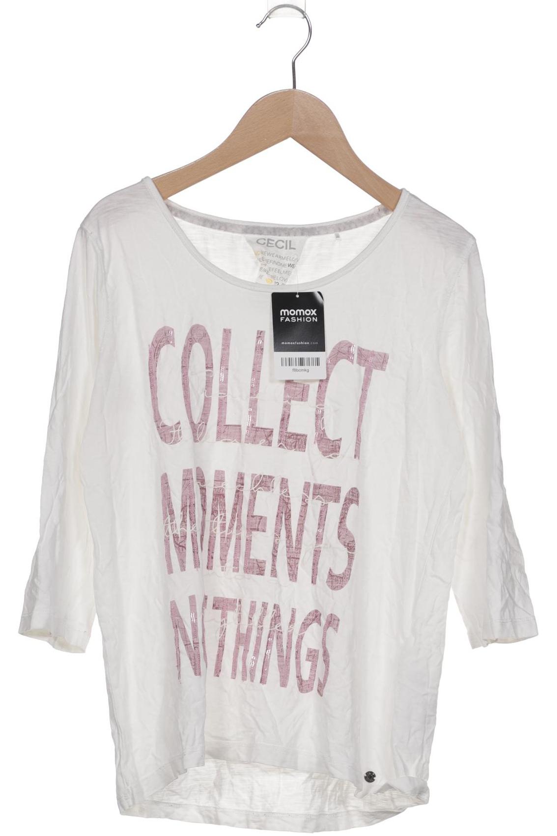 

Cecil Damen Langarmshirt, weiß, Gr. 36