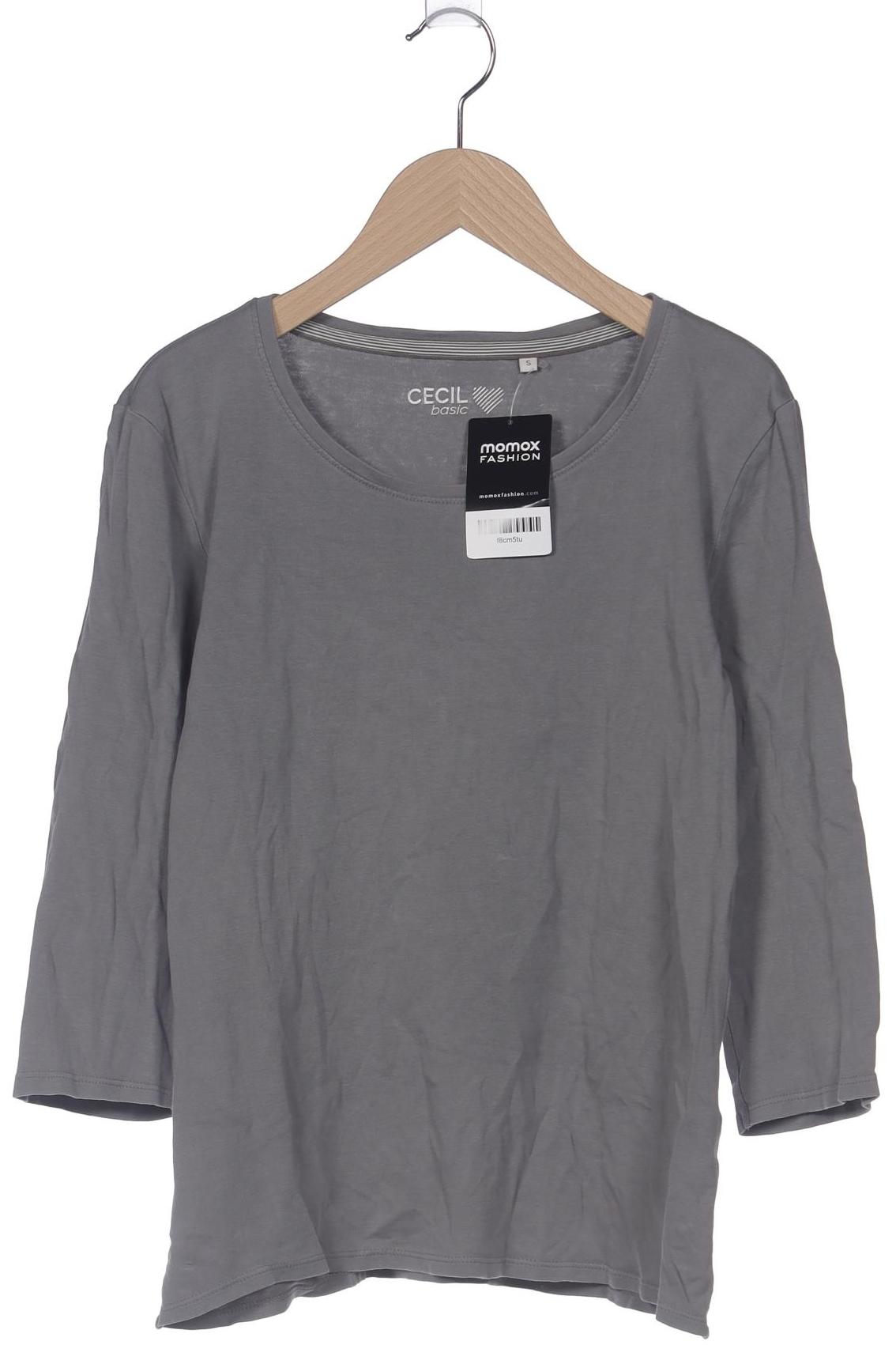 

Cecil Damen Langarmshirt, grau, Gr. 36