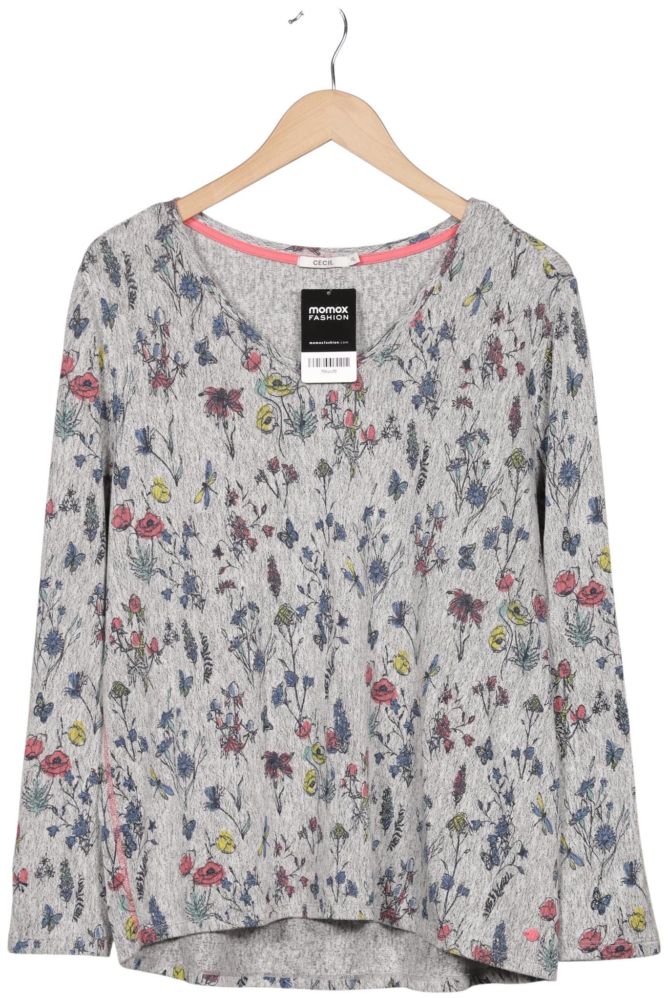 

Cecil Damen Langarmshirt, grau, Gr. 44